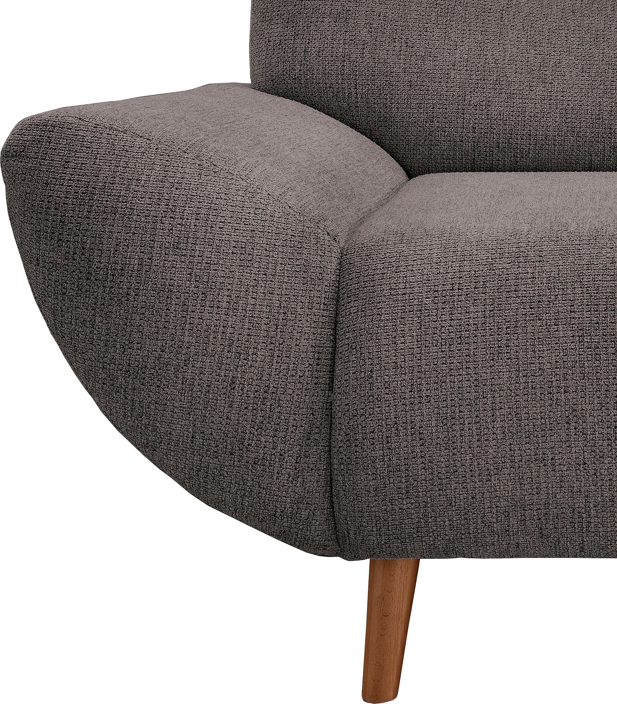INOSIGN Zithoek Drago, modern en tijdloos, actuele vormtaal, comfortabel leverbaar als fauteuil/hoekbank, diverse stoffen, incl. 2 sierkussens (set, 2-delig)