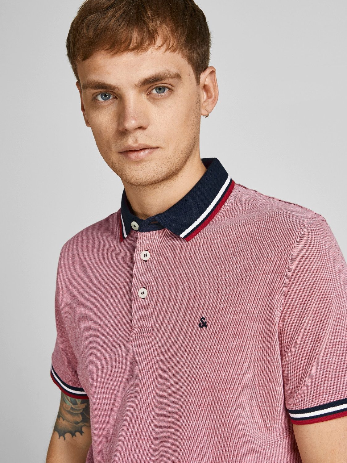 Jack & Jones Poloshirt JJEPAULOS POLO SS 2PK MP NOOS (2-delig, Set van 2)