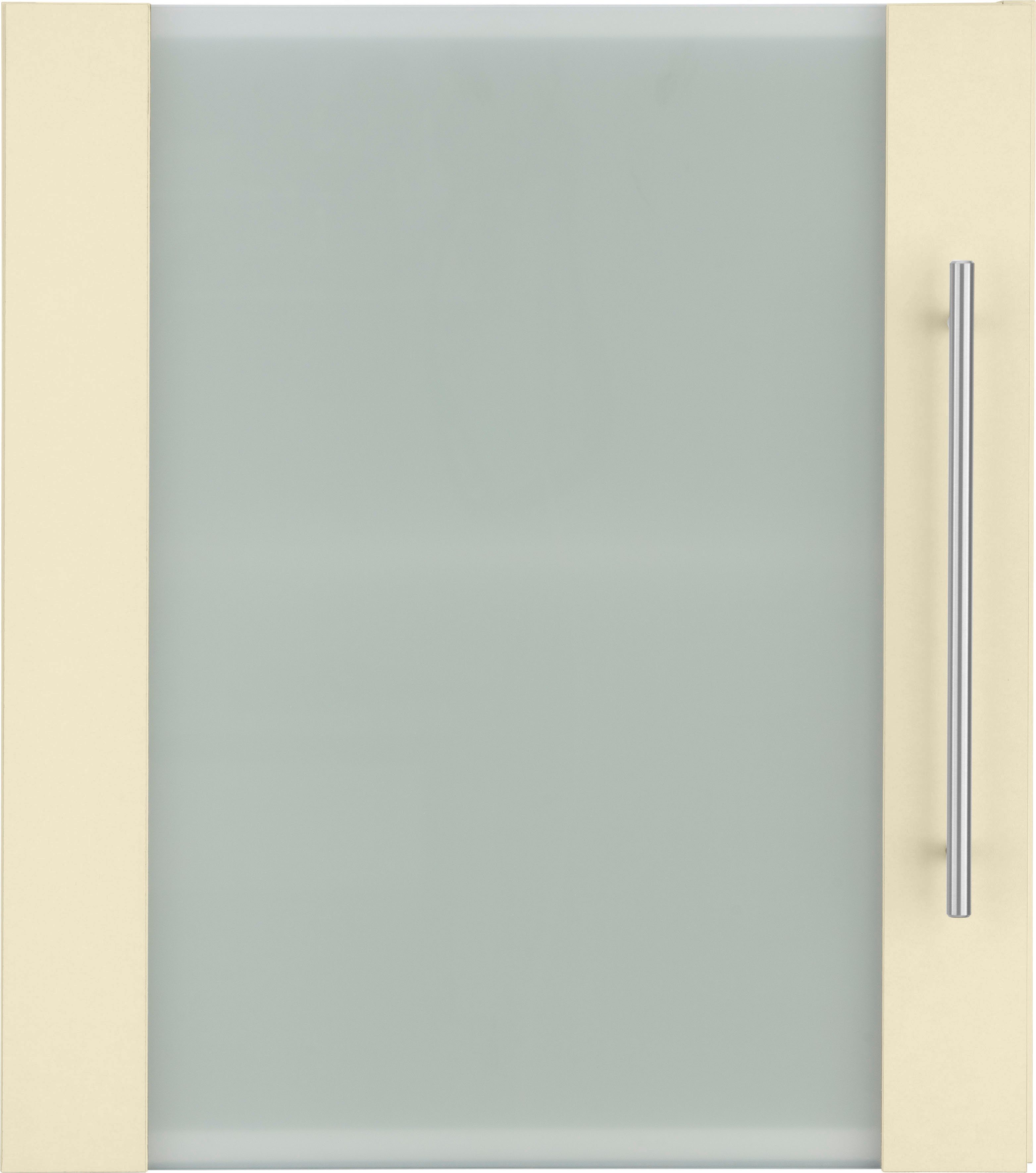 wiho Küchen Hangend kastje met glasdeur Unna Front met glasinzet