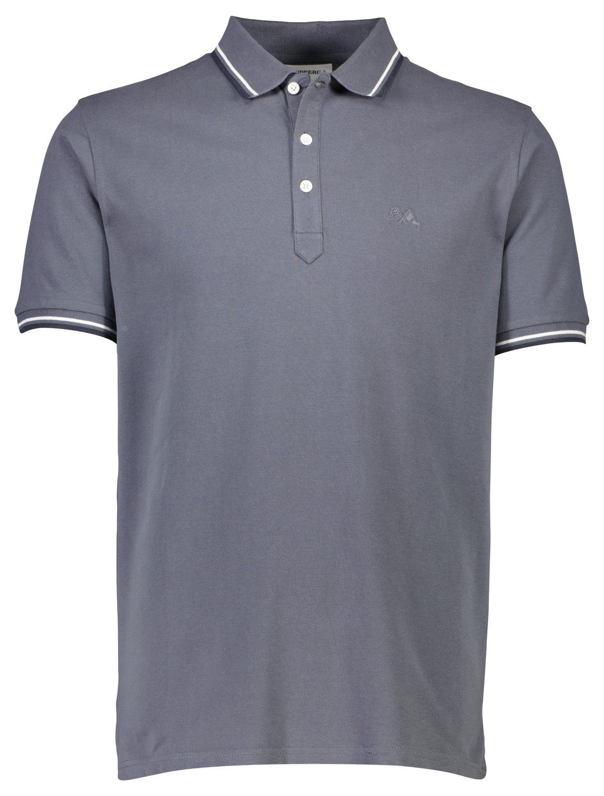 LINDBERGH Poloshirt met logo-borduursel en contrasterende boorden