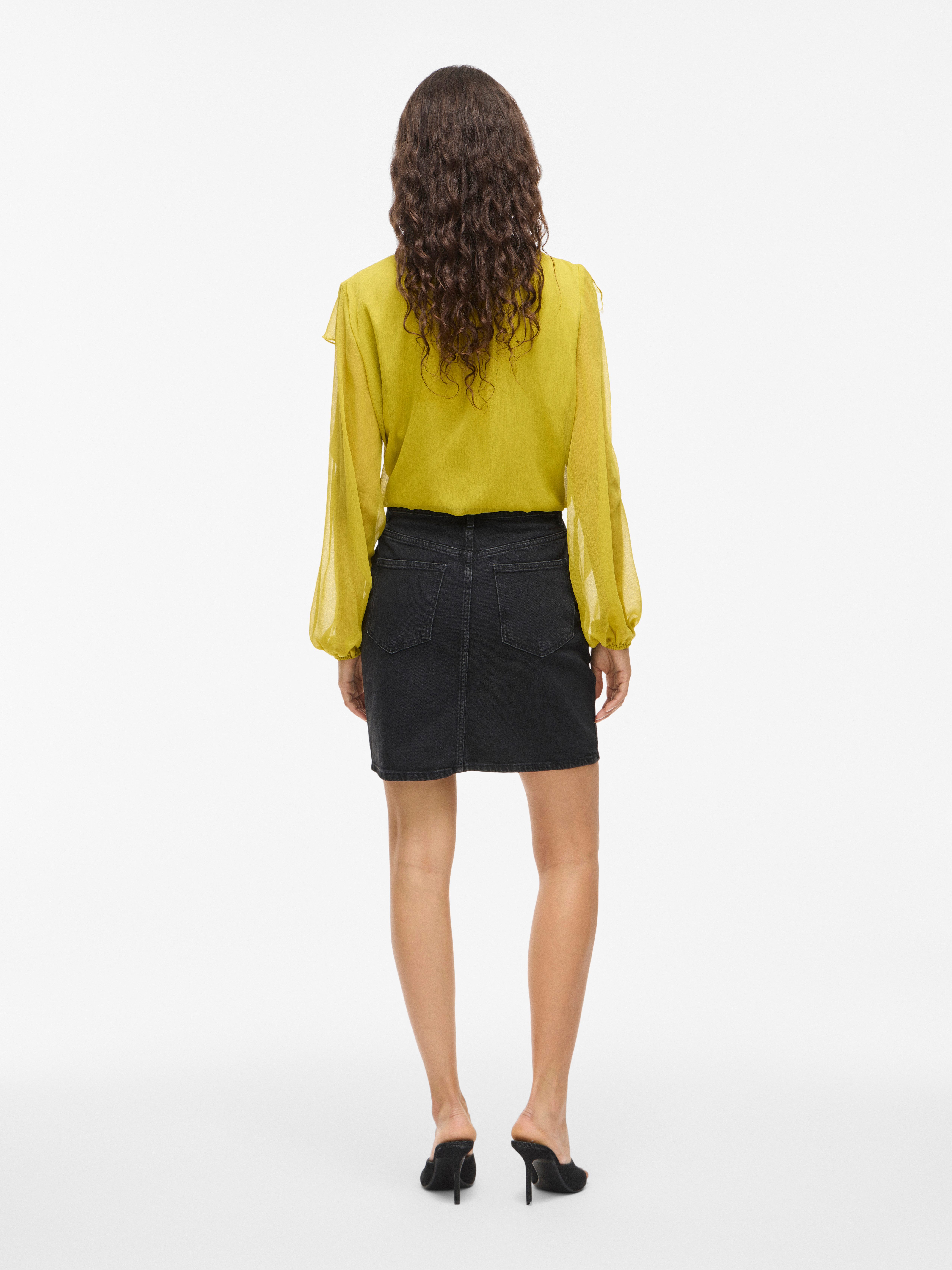 Vila Jeans rok VIKAJA JAF LBD DENIM SKIRT- NOOS