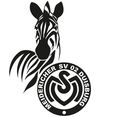 wall-art wandfolie voetbal msv duisburg logo zwart