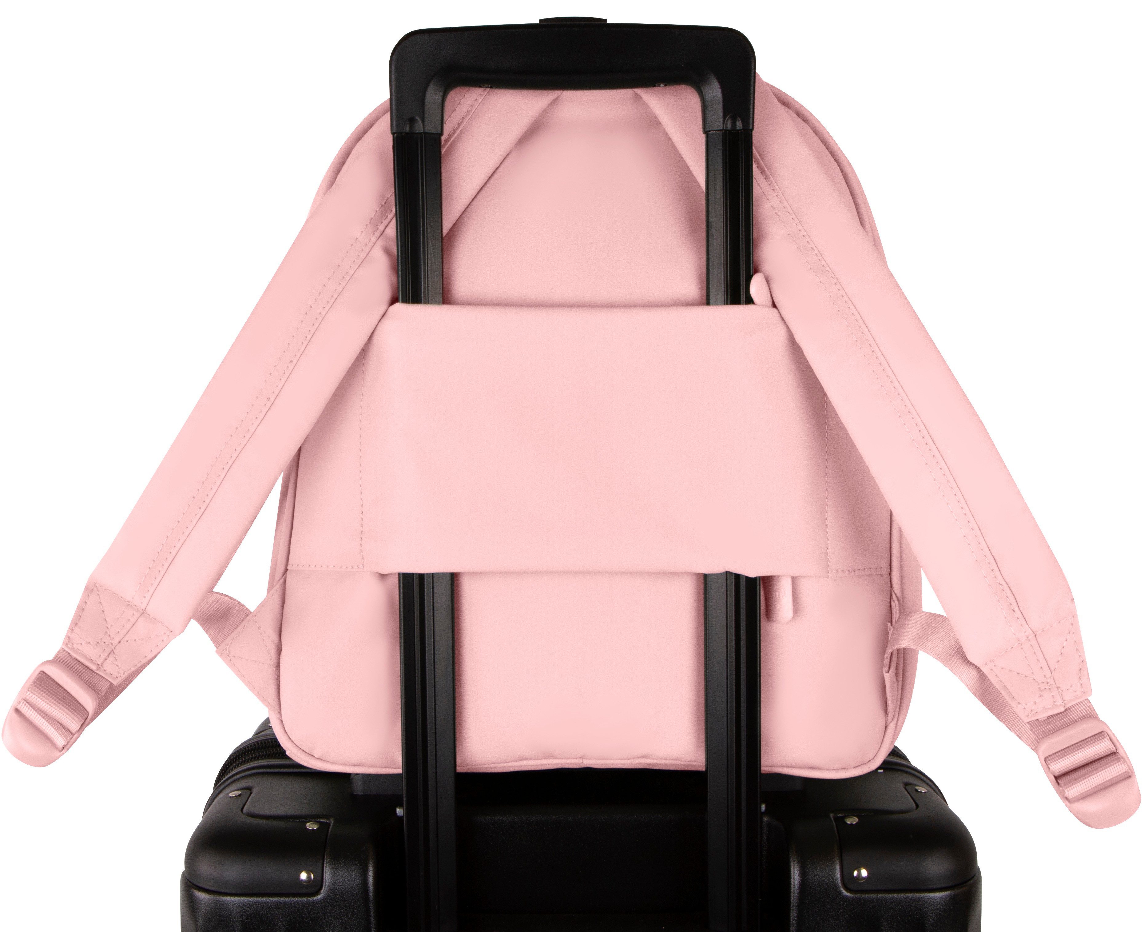 Heys Rugzak The Puffer Backpack Trolley-opzet-sleeve