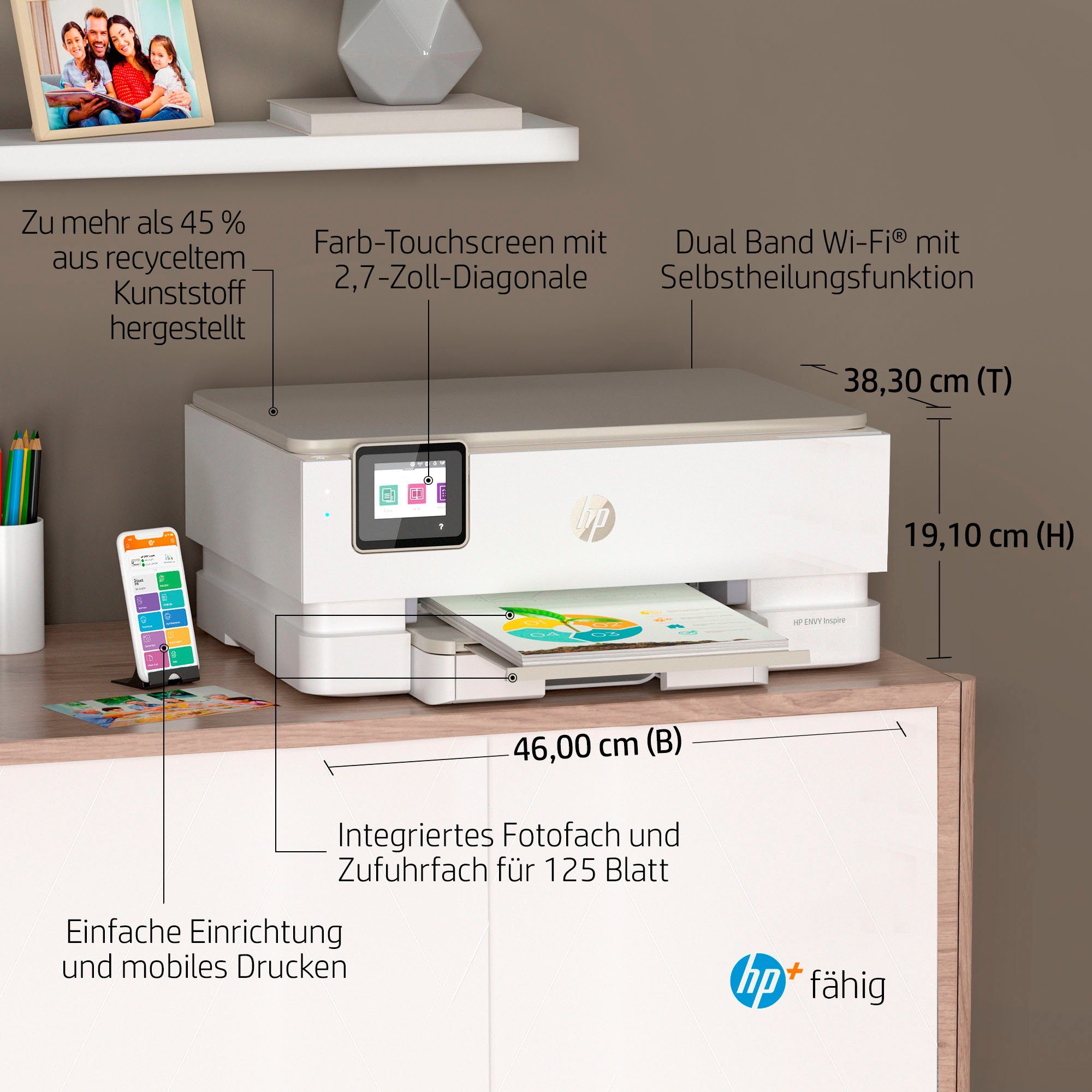 HP All-in-oneprinter Envy Inspire 7220e