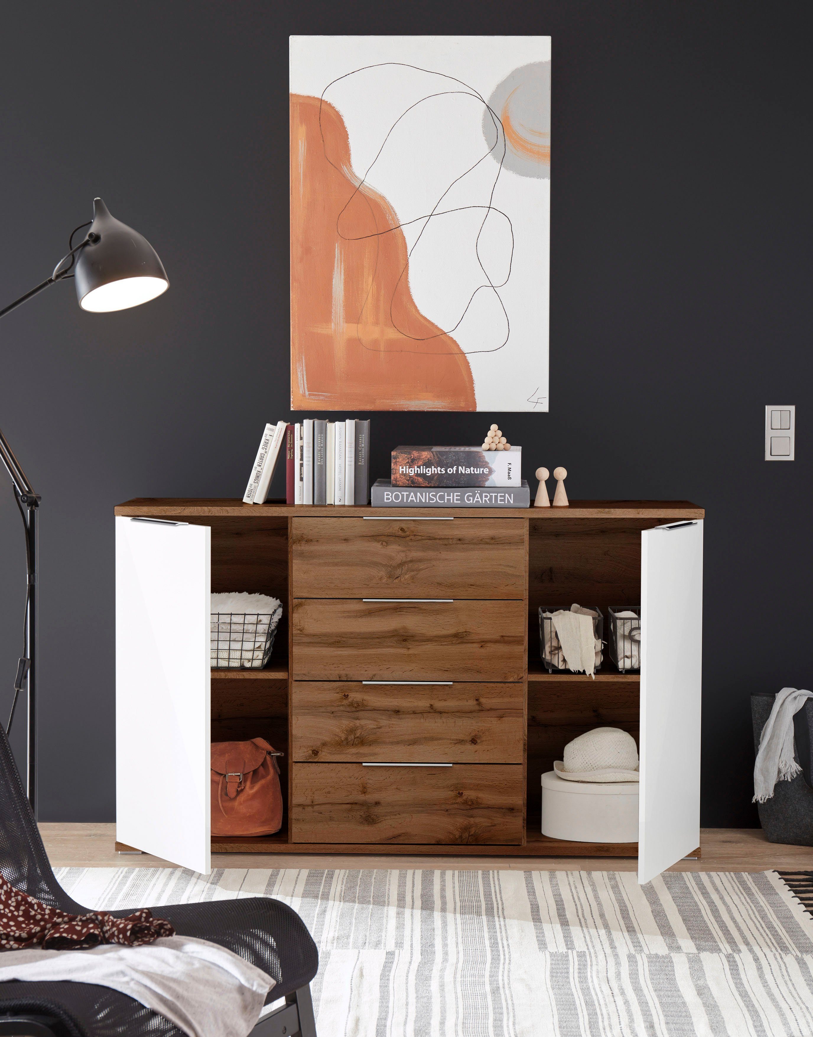 Schlafkontor Kast met laden en deuren Capri met soft-closefunctie
