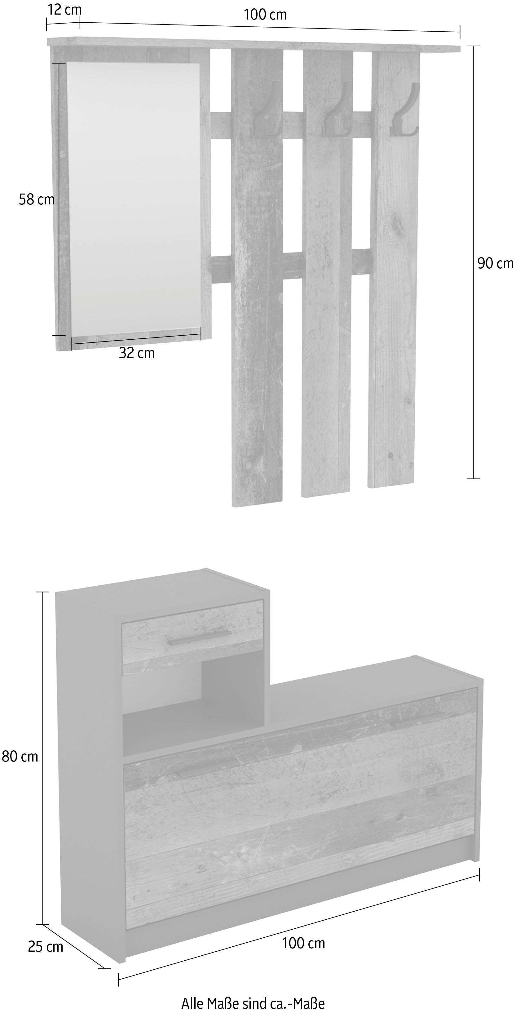 INOSIGN Halmeubelset TAMINA (2-delig)