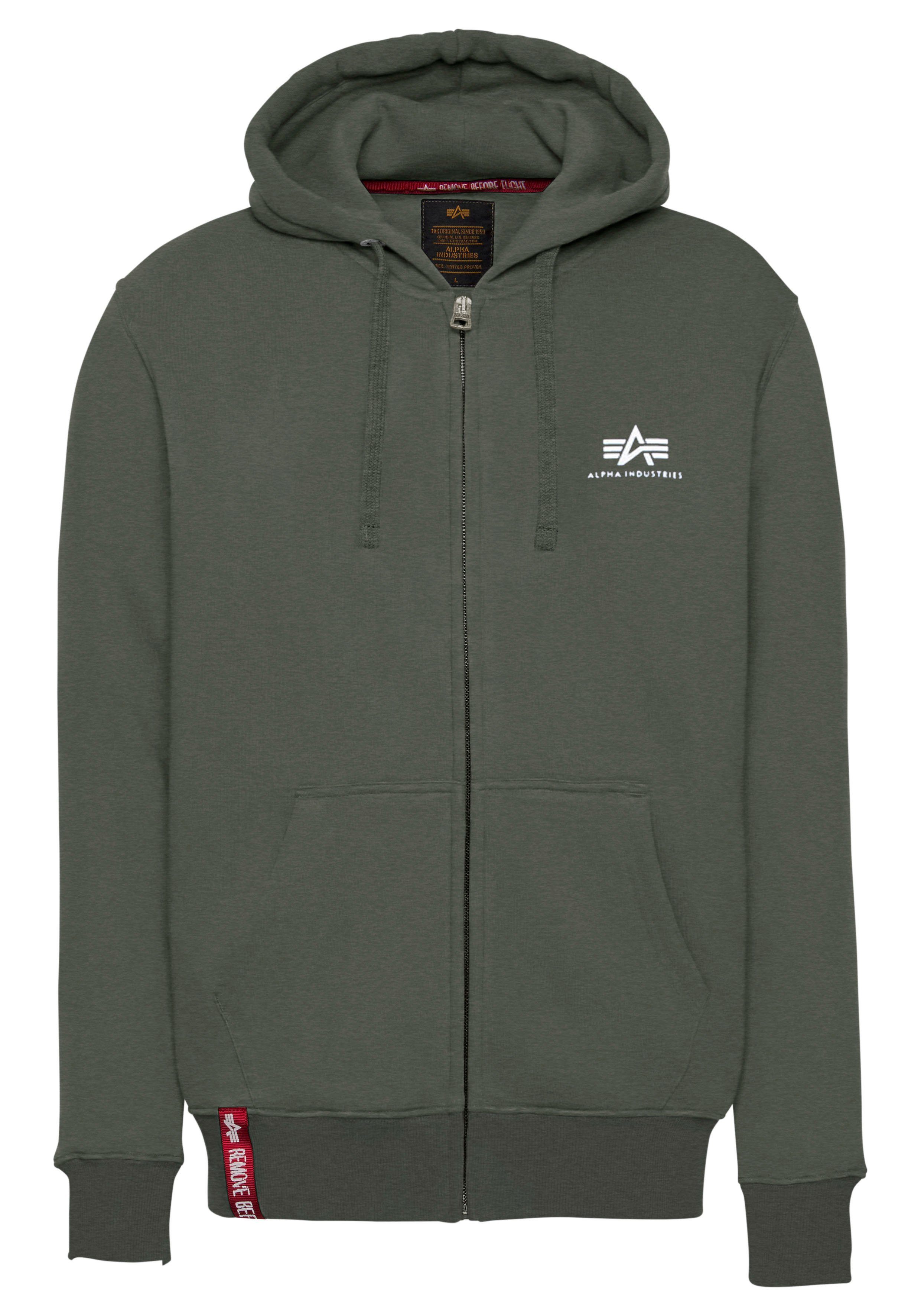 Alpha Industries Capuchonsweatvest Basic Zip Hoody SL
