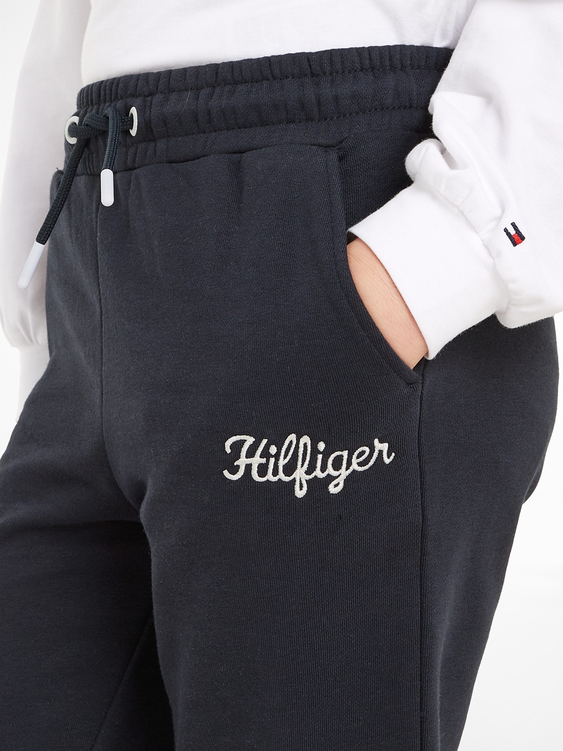 Tommy Hilfiger Sweatbroek HILFIGER NY EMB TERRY SWEATPANT Kinderen tot 16 jaar met logostiksel