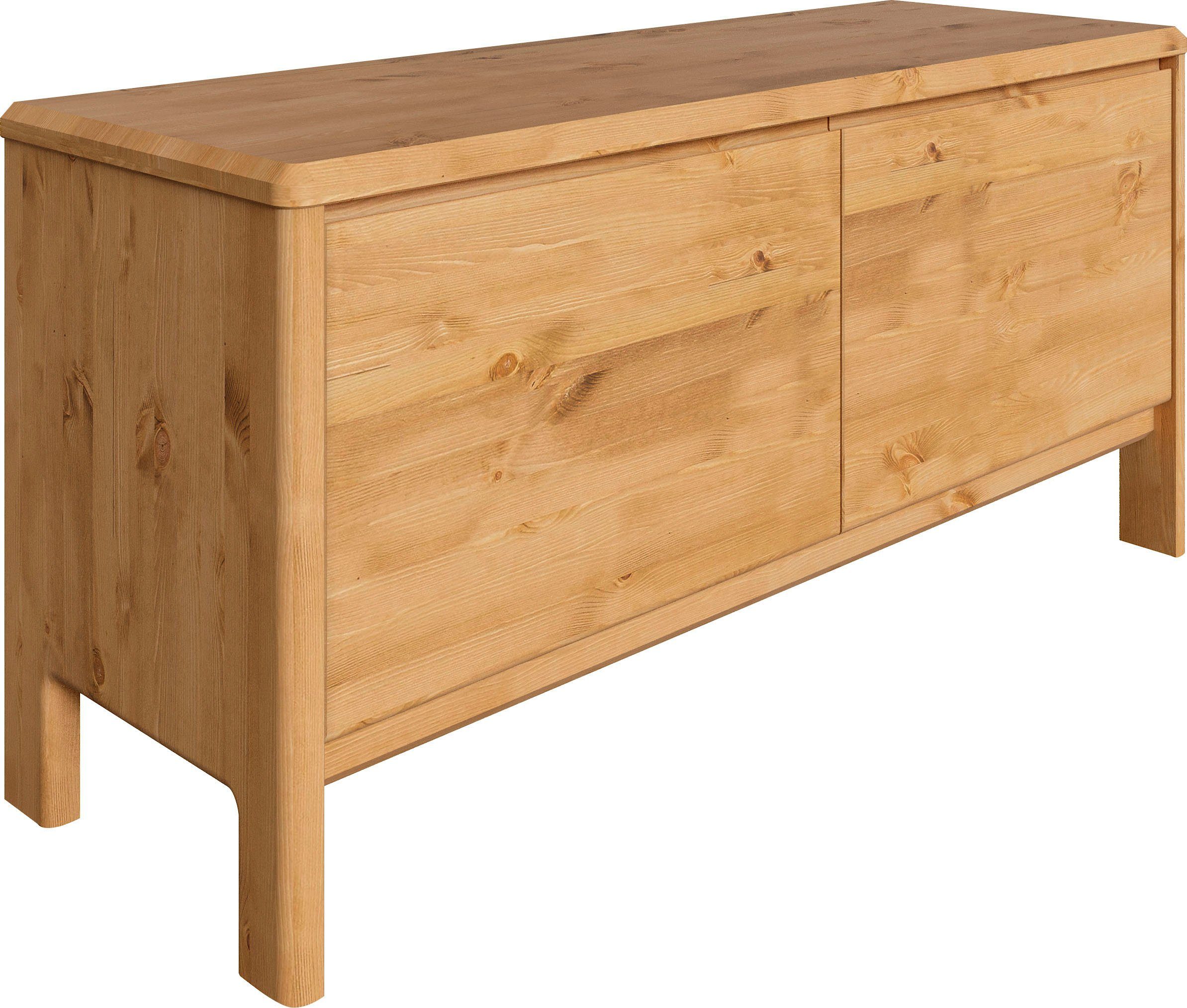 Home affaire Kast Luven gecertificeerd massief hout, met 2 lades
