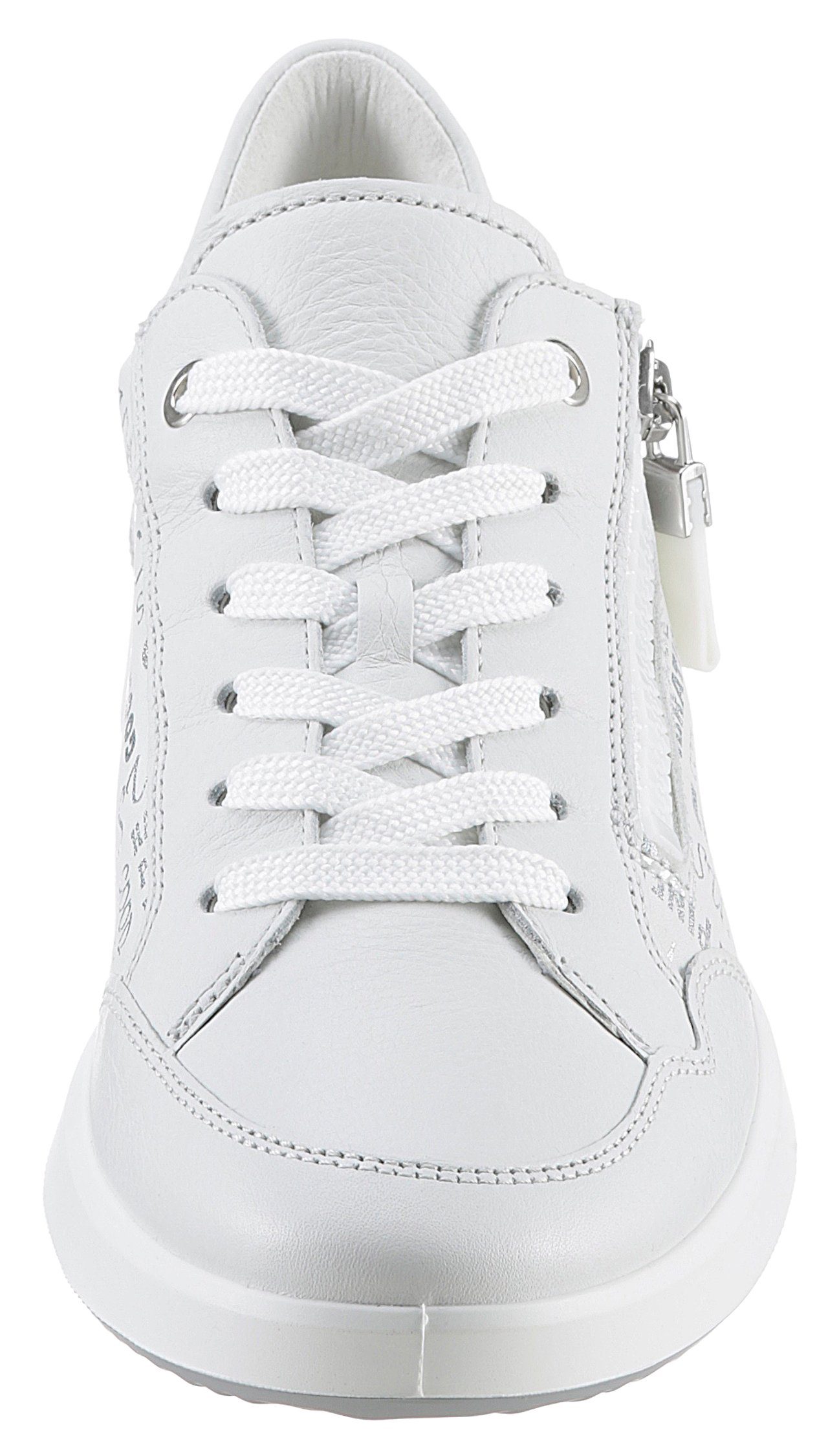 Ara Sneakers Roma met high soft voetbed, vrijetijdsschoen, lage schoen, veterschoen