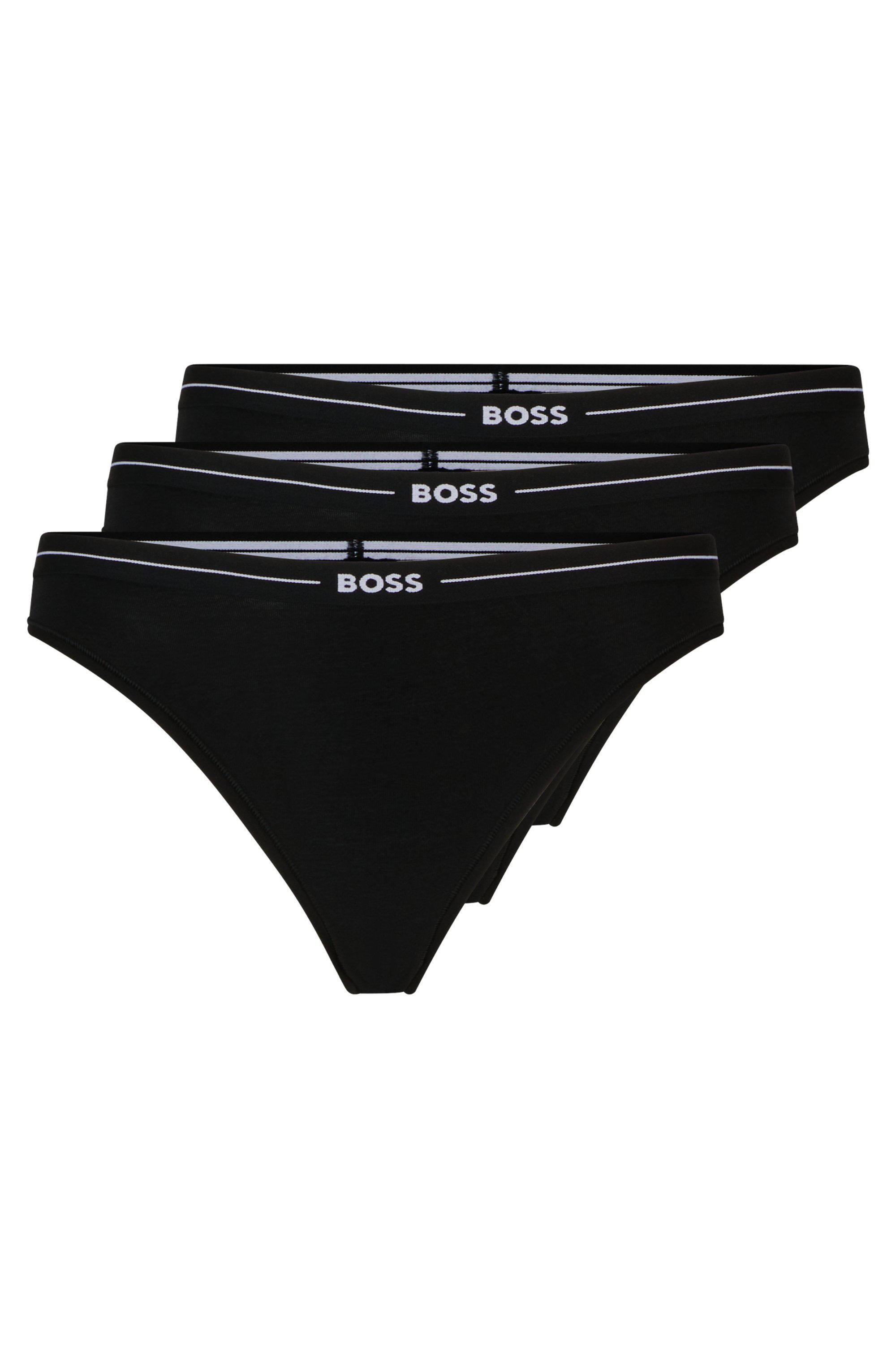 BOSS Slip 3P BRIEF met elastische logoband (3 stuks)