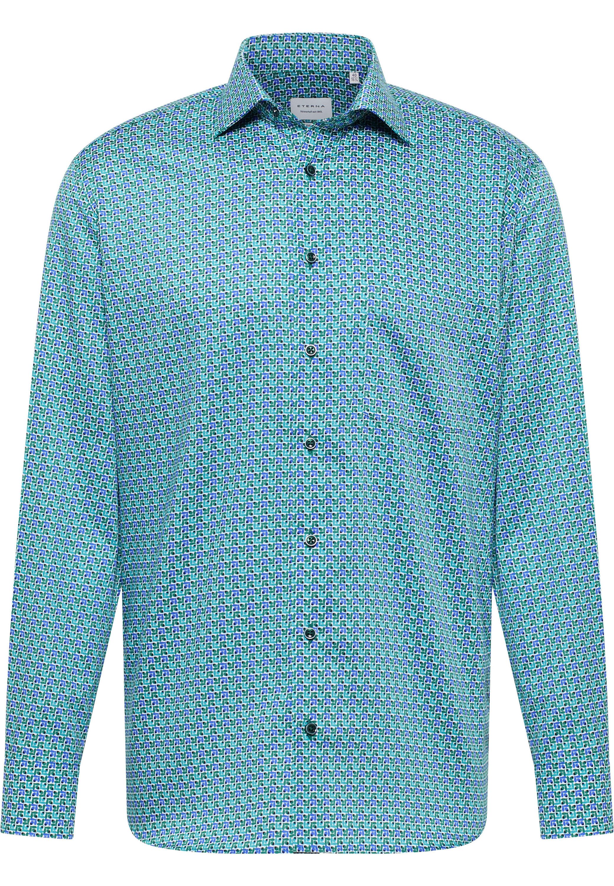 Eterna Overhemd met lange mouwen MODERN FIT NON IRON (strijkvrij)