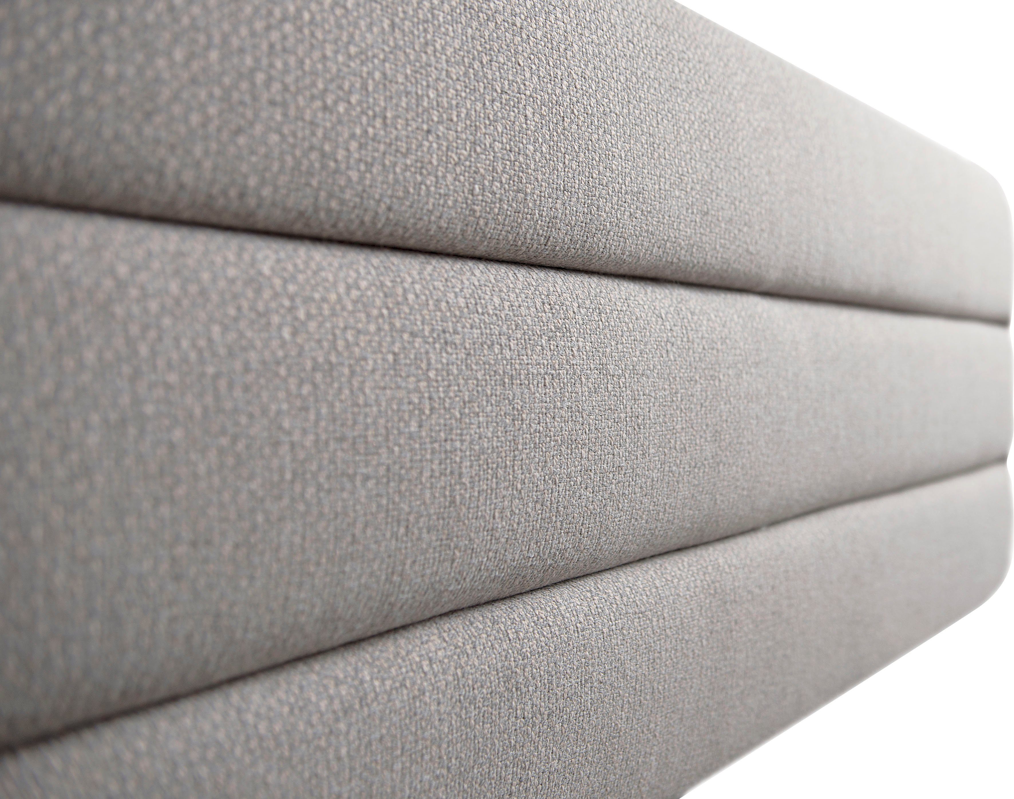OTTO products Gestoffeerd bed Merrit Dwarsnaad in het hoofd- en voetbord, in 5 breedten, ook in 220 cm lang