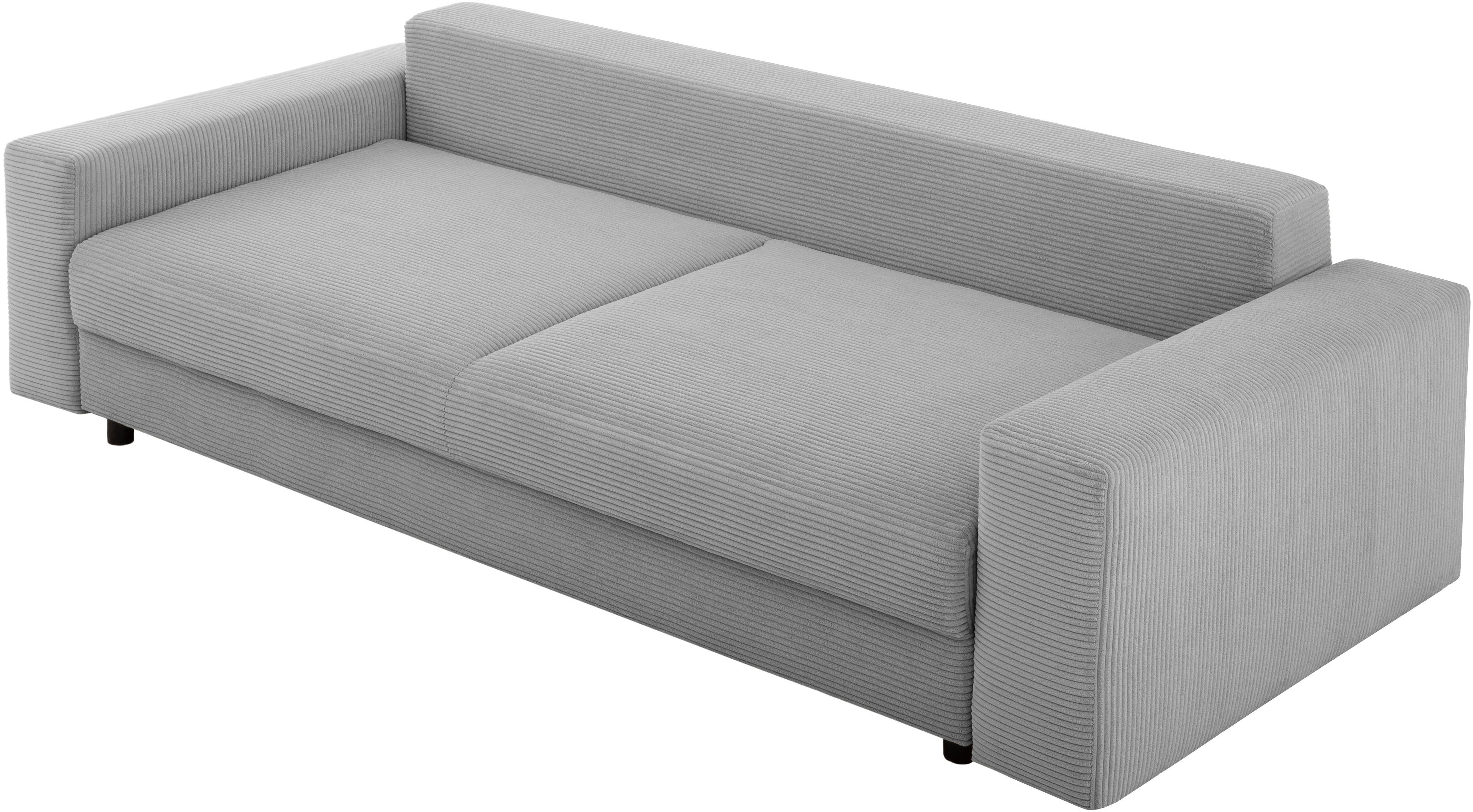 LeGer Home by Lena Gercke Slaapbank Imoga, kussen met slaapfunctie, 3-zits bank, bank met bedlade in moderne kleuren en stoffen, bedfunctie, ligoppervlak: 200x150 cm
