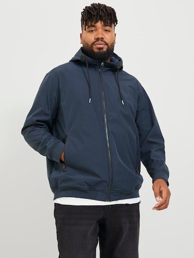 Jack & Jones PlusSize Softshell-jack JJEBASIC SOFTSHELL HOOD NOOS PLS