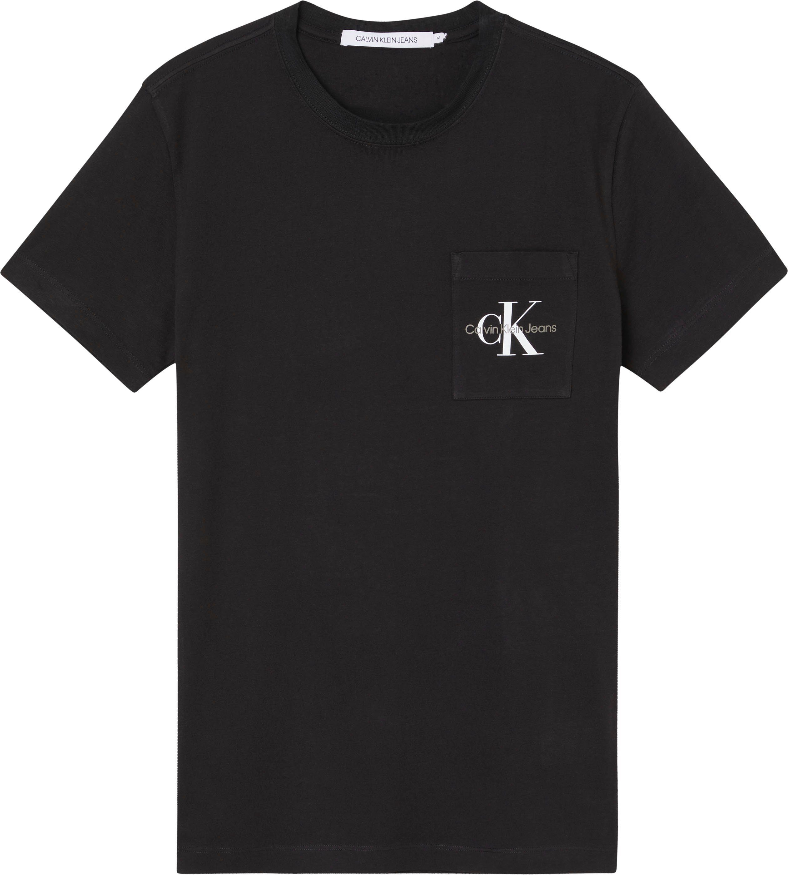 Calvin Klein T-shirt CORE MONOGRAM POCKET SLIM TEE