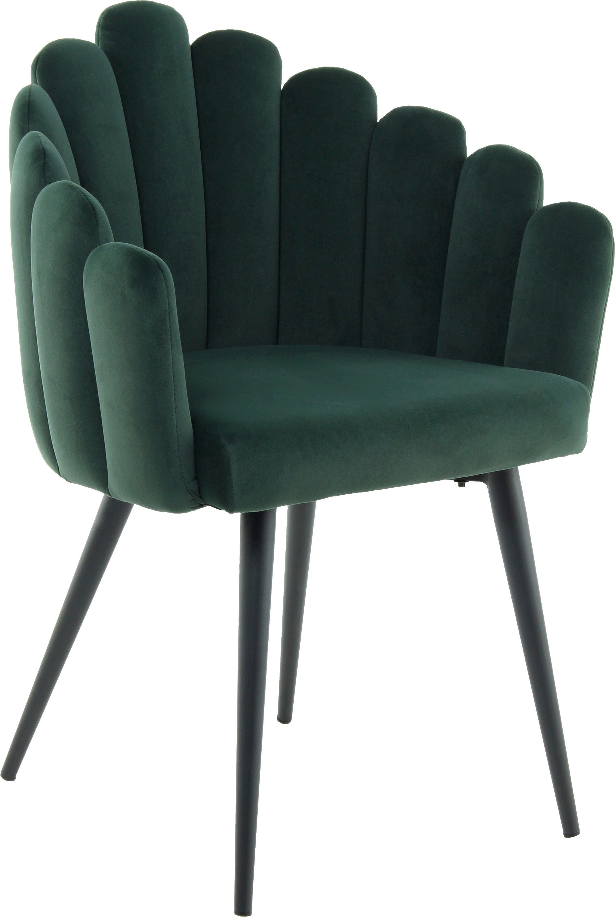 Kayoom Stoel Jeane 625, met fluweelzachte bekleding, comfortabel en gezellig fluweelzachte bekleding, modern, comfortabel en gezellig, met