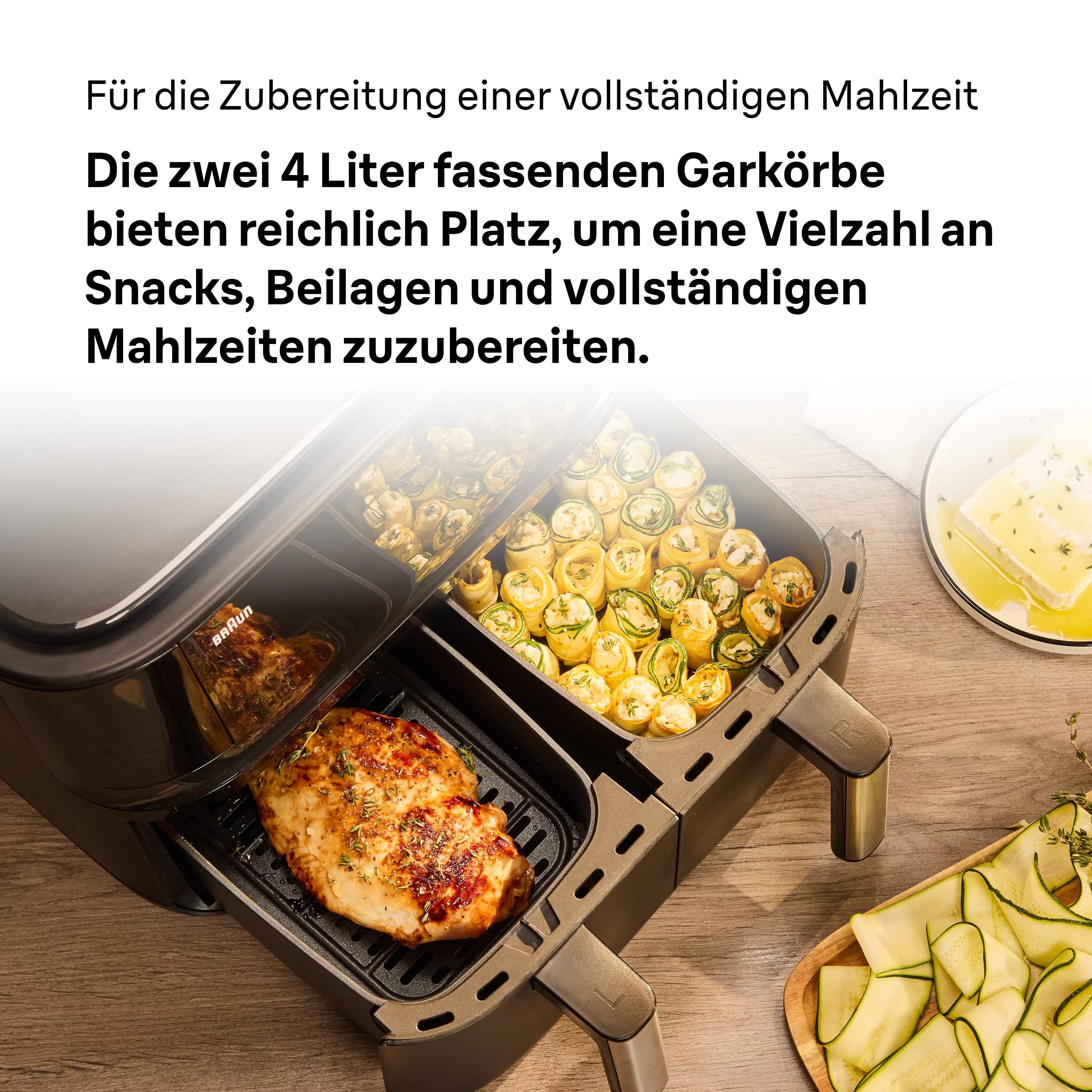 Braun Airfryer TwinCook TD 3030I BK
