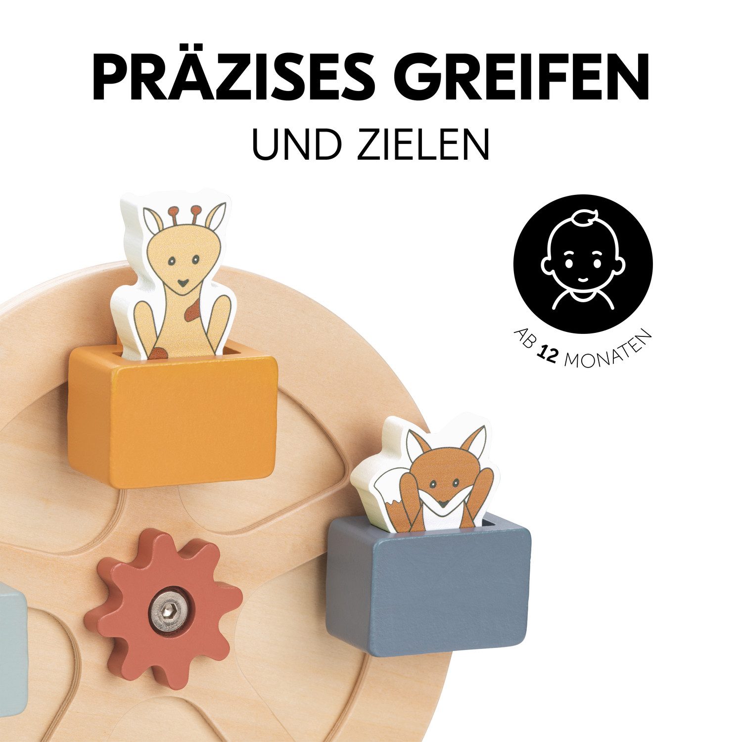 Hauck Grijpspeeltje Play Fun Fair S, hauck Animals voor hauck play tray, fsc® - beschermt bossen wereldwijd