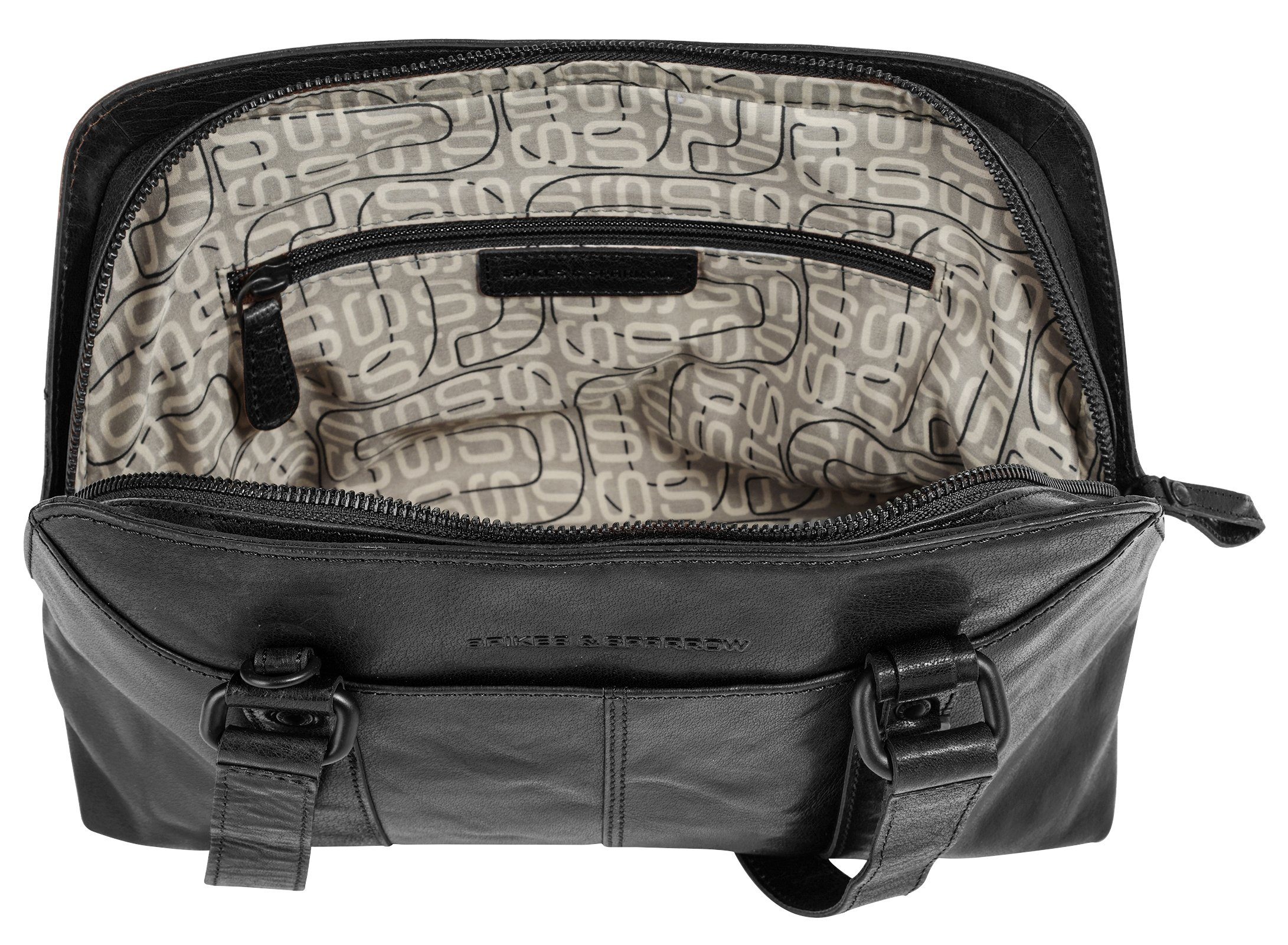 Spikes & Sparrow Tas echt leder