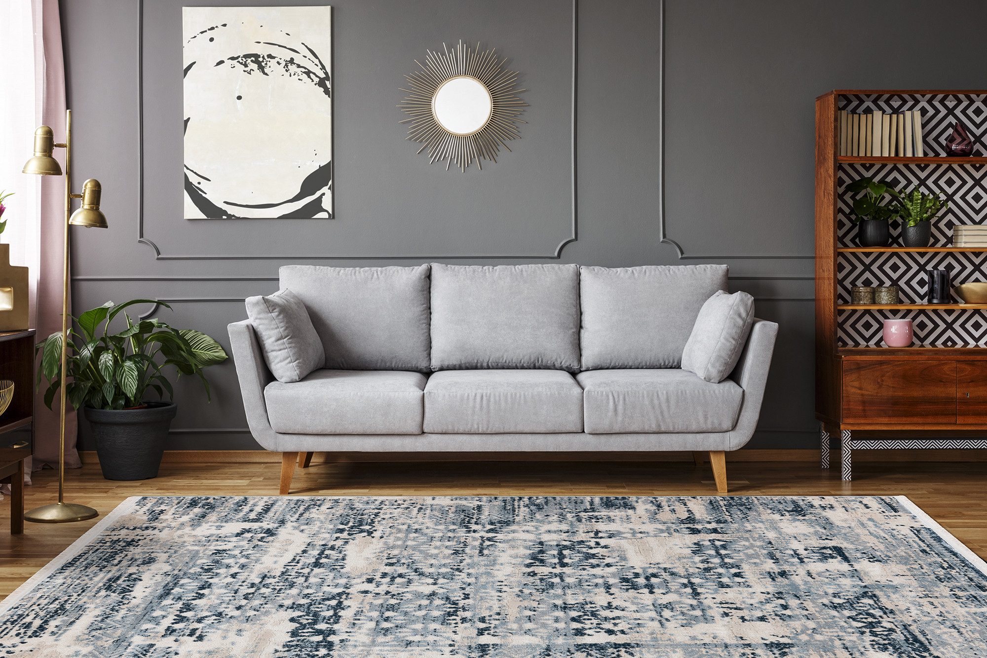 Kayoom Vloerkleed Adela 325 ca. 575.000 punten/qm, vintage look, hoogwaardig