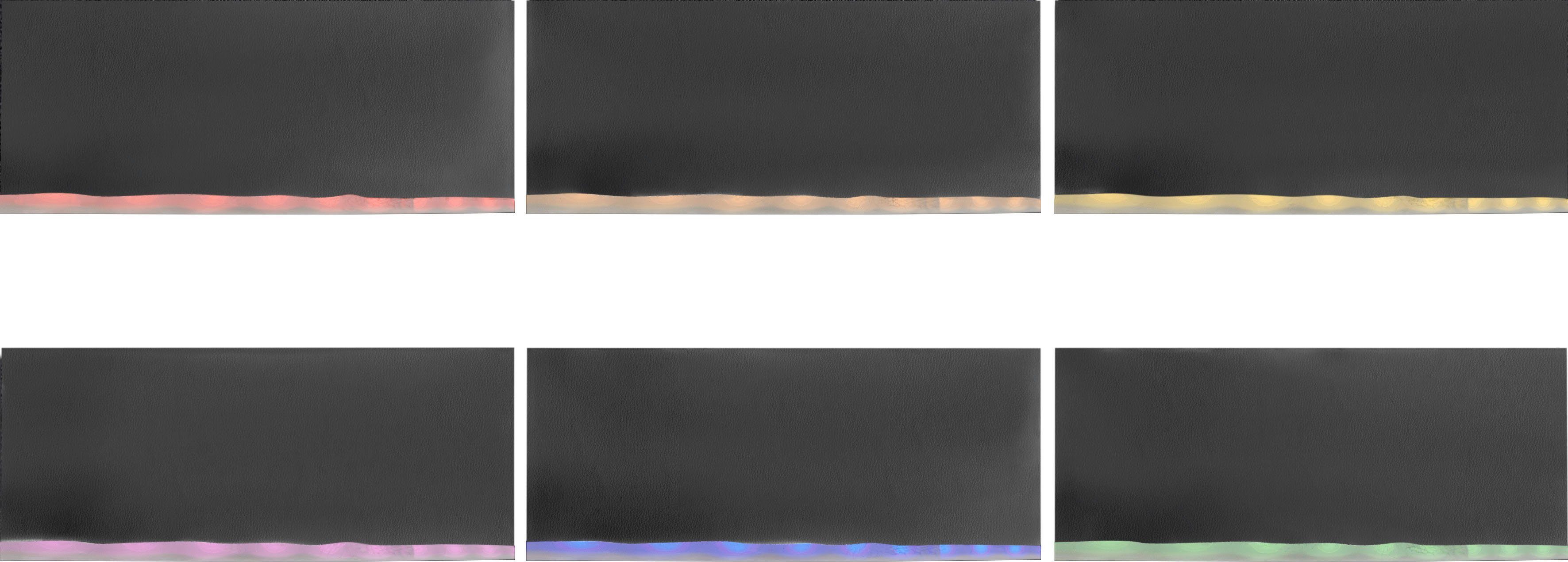 COTTA Zithoek Komaris U-Form mit Kopfteilverstellung met verstelbare hoofdsteun, naar keuze met slaapfunctie en rgb-led