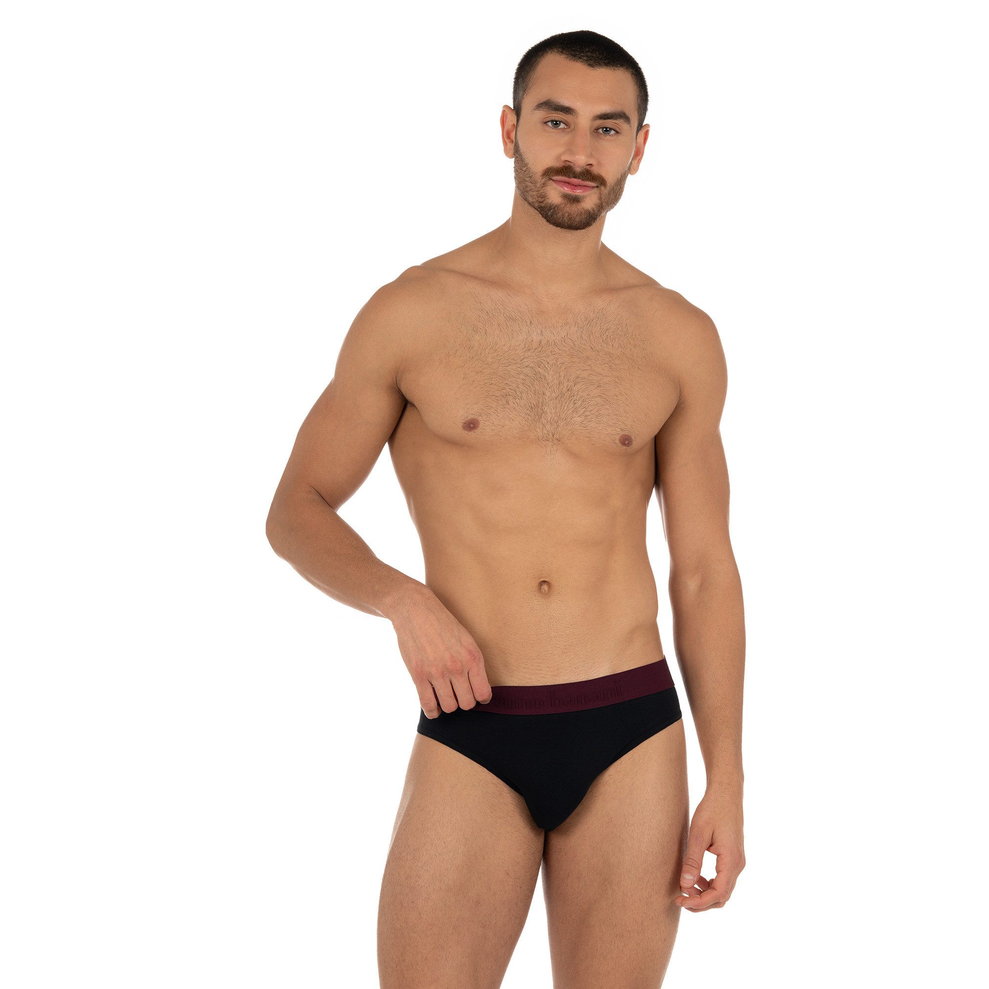 Bruno Banani Slip Flowing met logoband (2 stuks, Set van 2)
