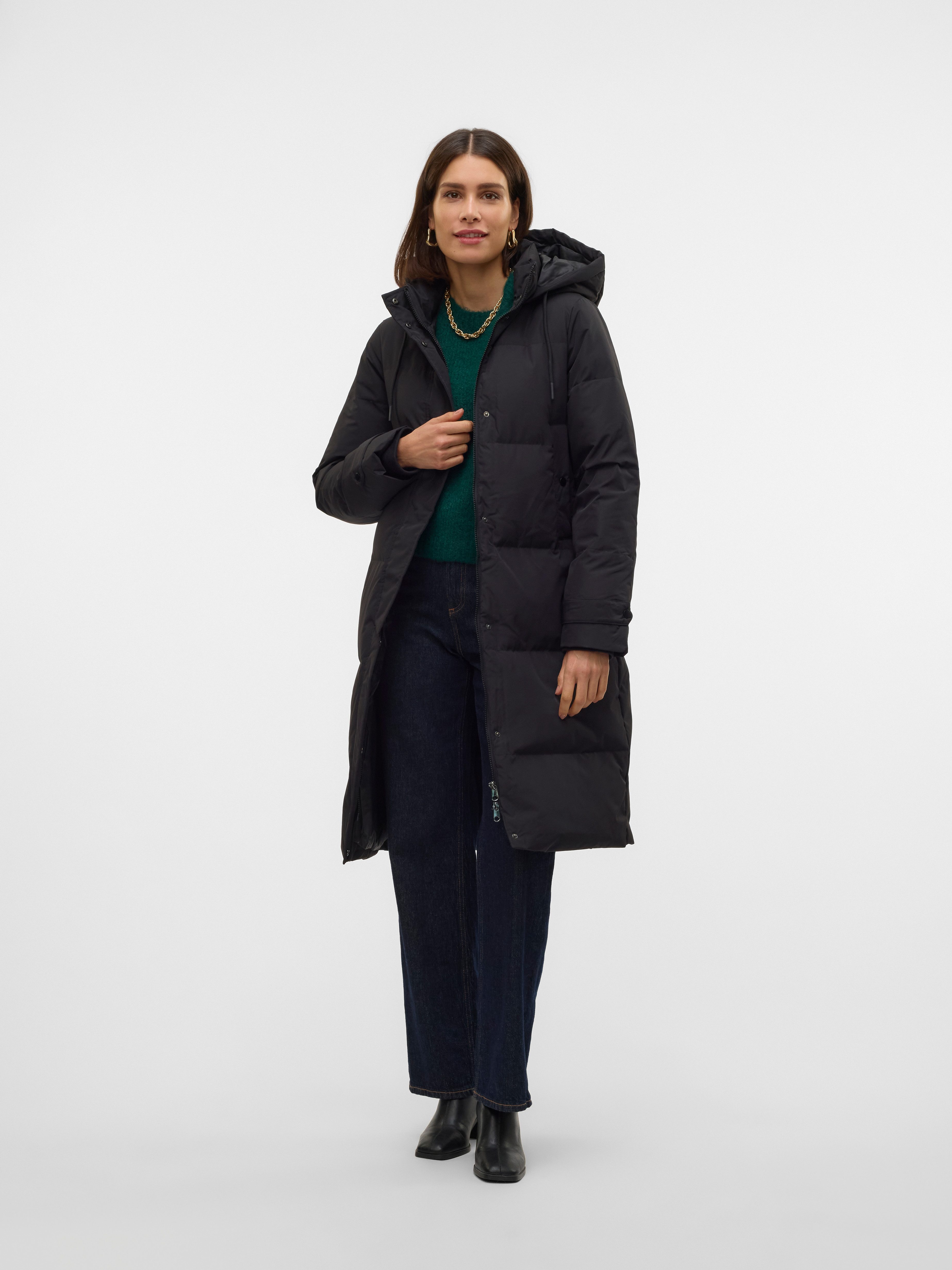 Vero Moda Gewatteerde jas VMLEONIEANNE LONG DOWN COAT GA NOOS