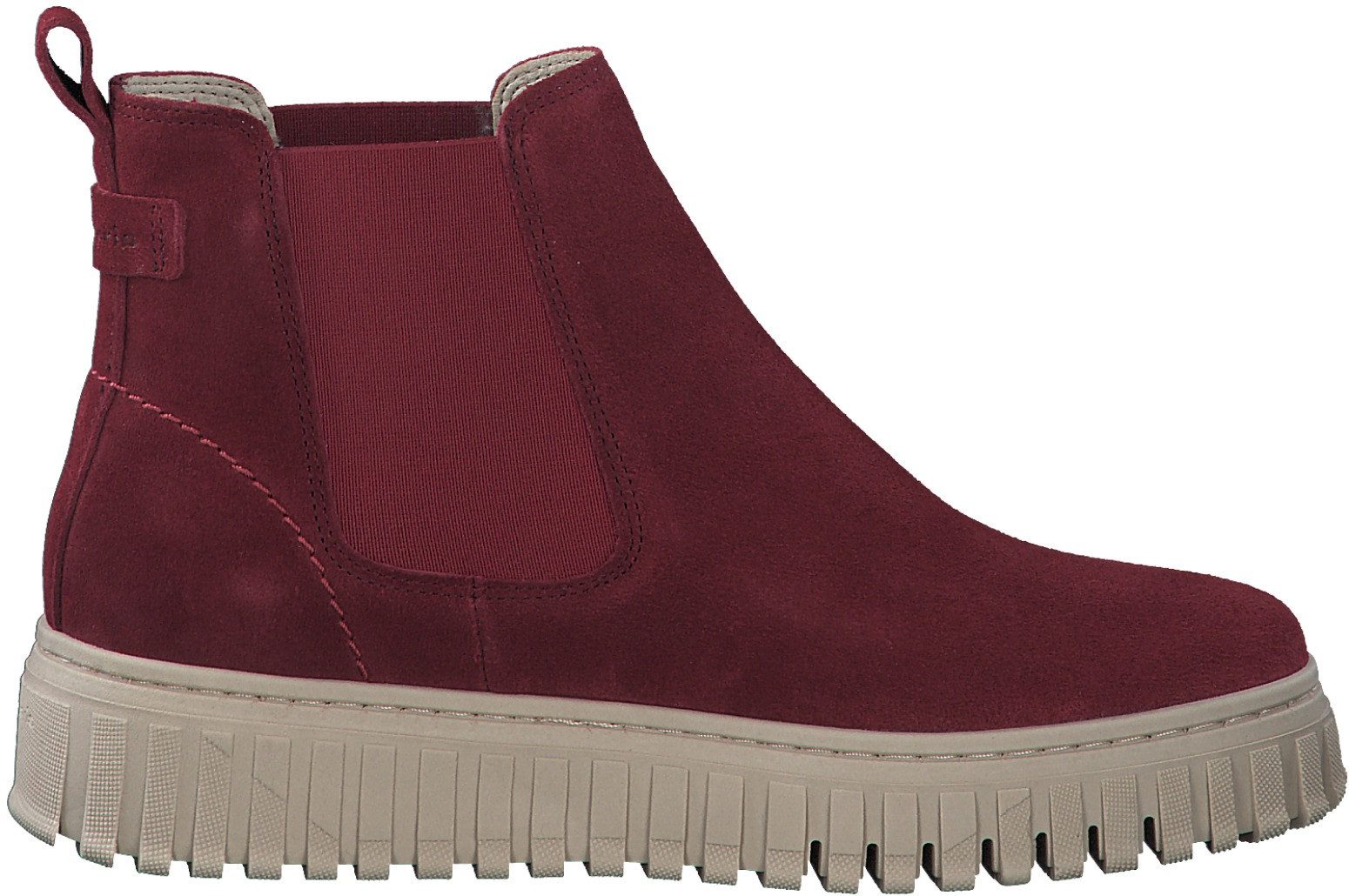 Tamaris Chelsea-boots , plateau, enkellaars, laarzen met stretch aan beide zijden