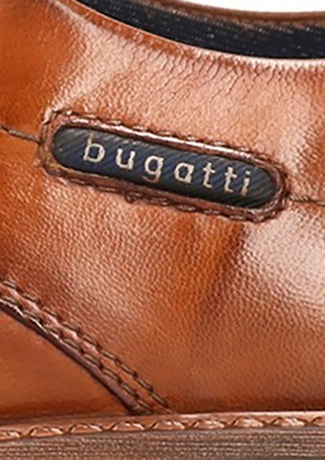 Bugatti Veterschoenen , businessschoen, avond-schoen met kleine stretchinzetten, breedte g