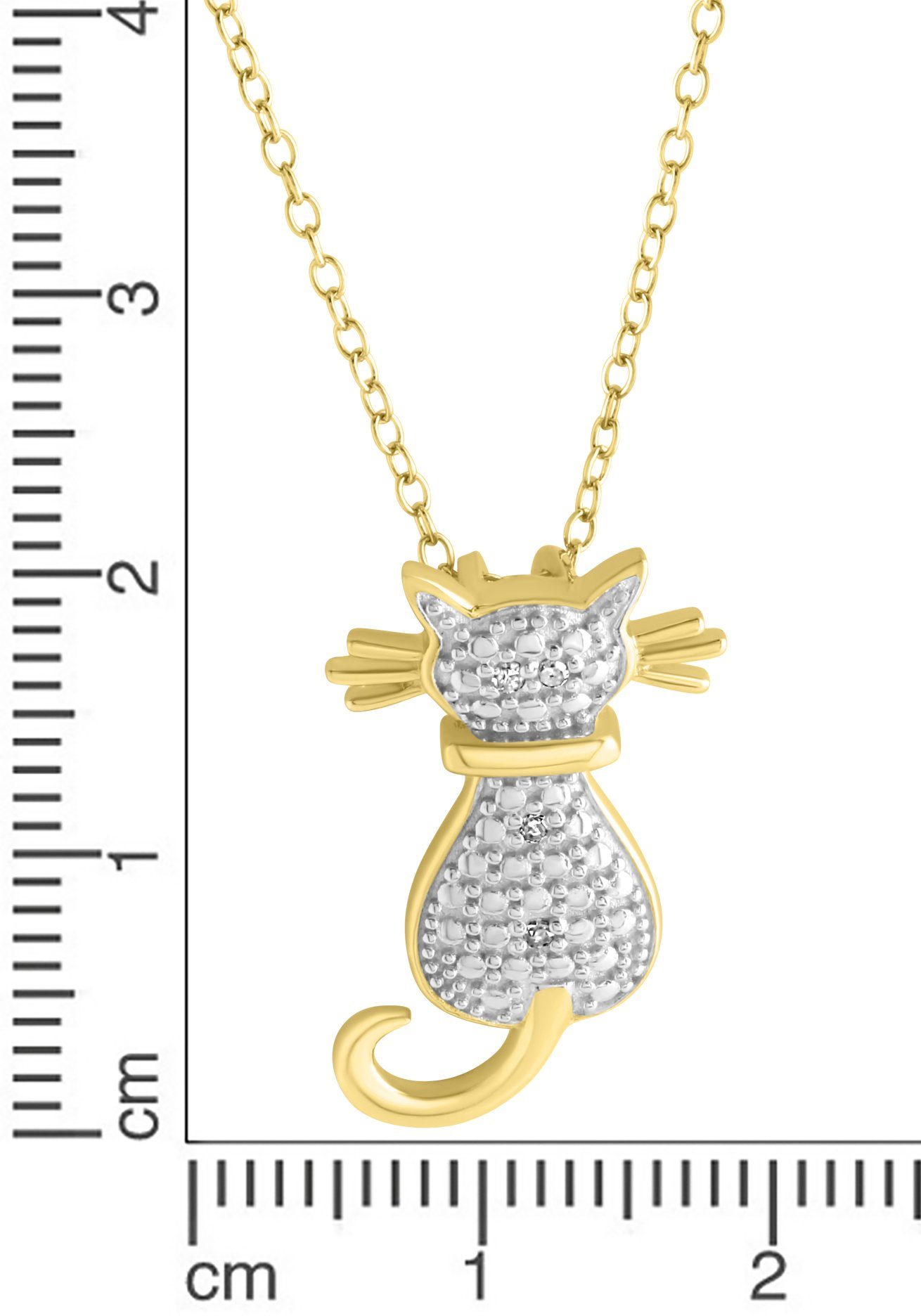 Firetti Ketting met hanger Sieraad Geschenk, Kat