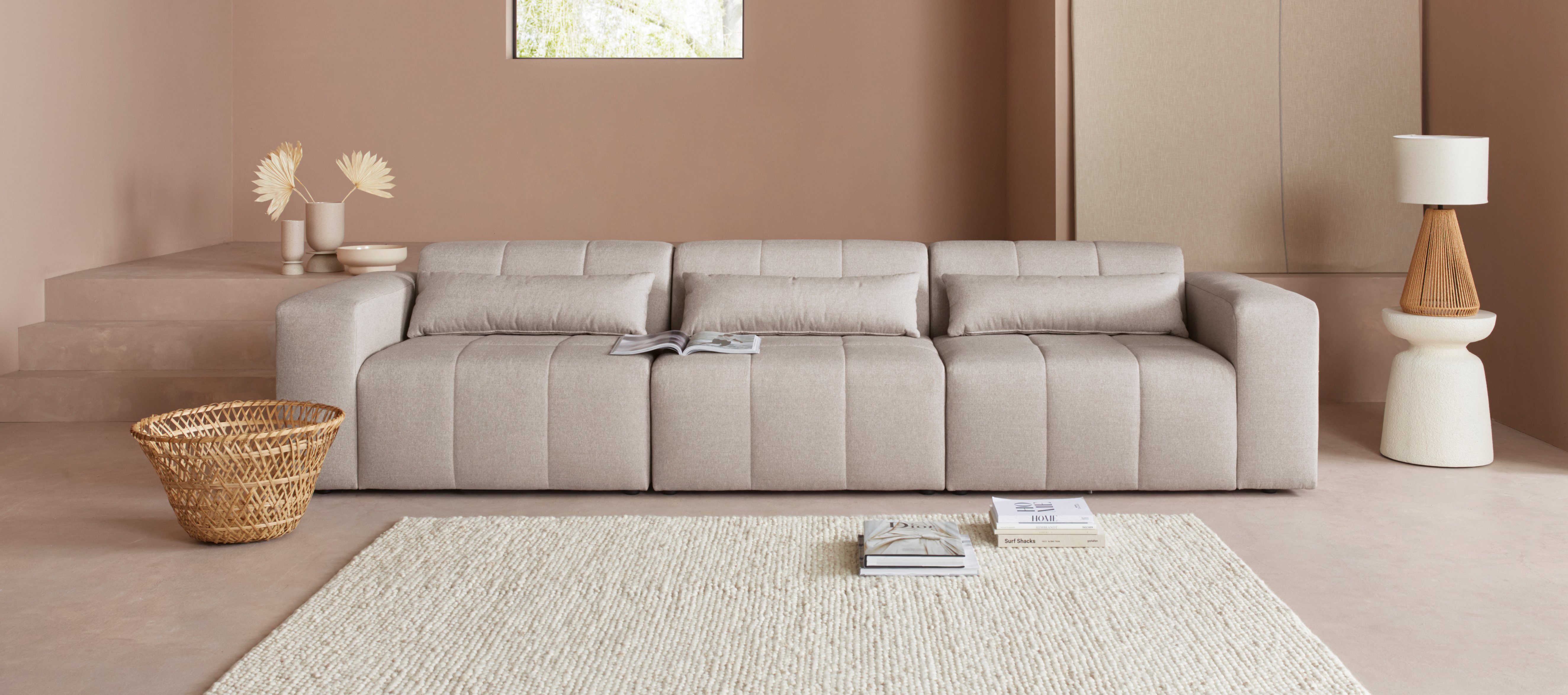 LeGer Home by Lena Gercke Sofaelement Maileen Module fauteuil met armleuning, te verbinden met andere modules van de serie