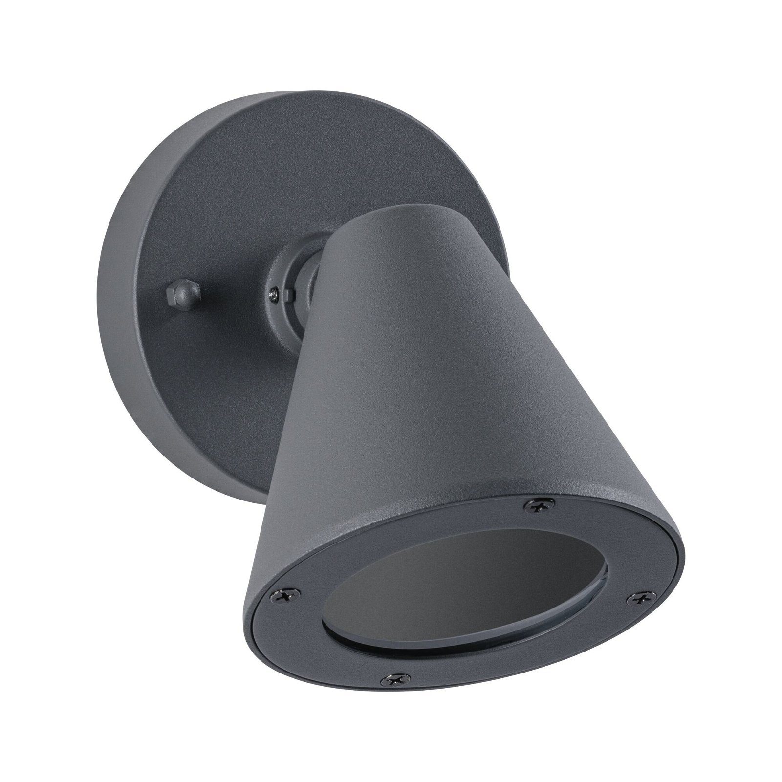 Paulmann Wandlamp voor buiten Trian IP44 rond 100x125mm max. 35W 230V antraciet aluminium (1 stuk)