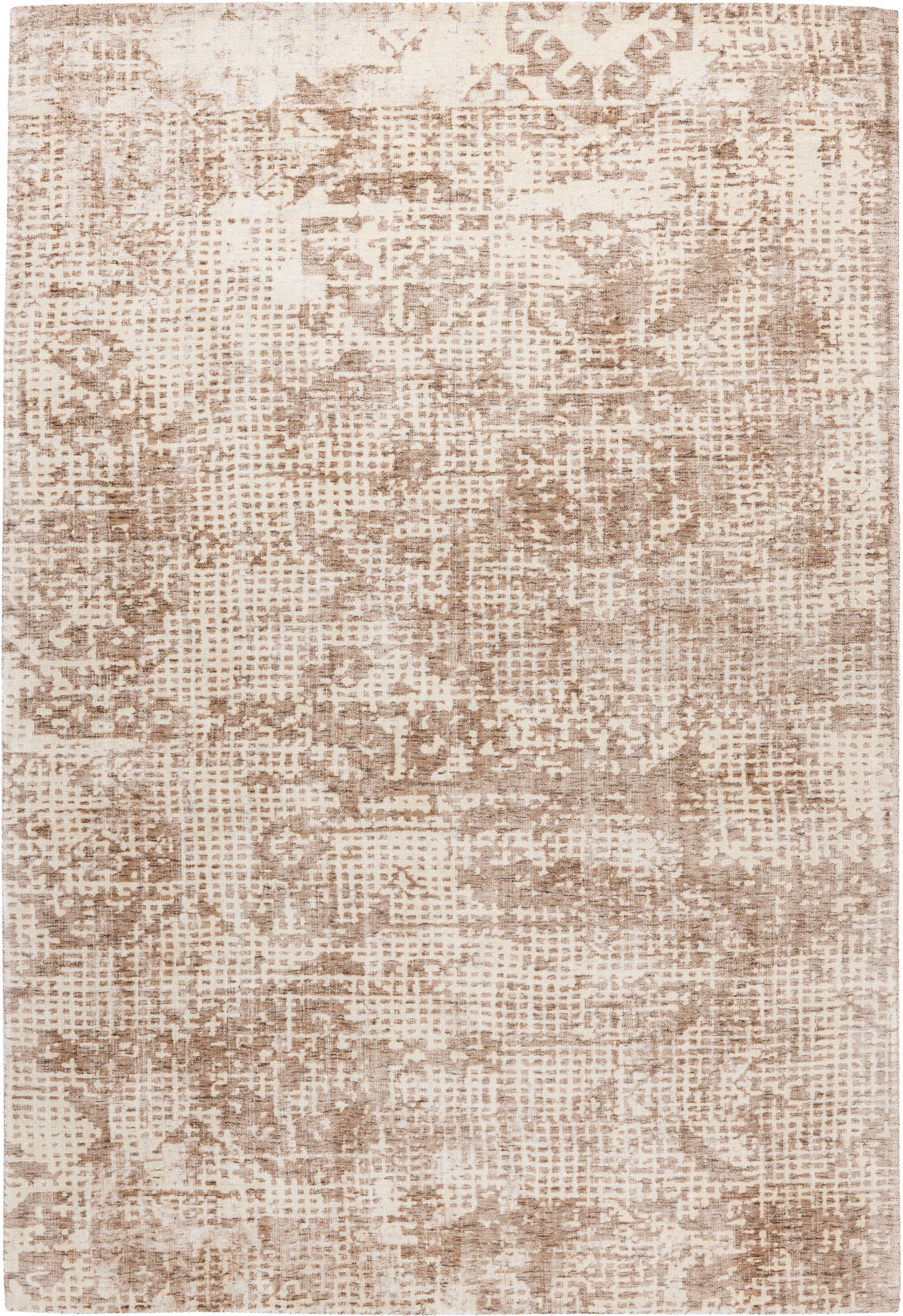 Padiro Vloerkleed Puerto 225 Kortpolig, viscose, woonkamer, zachte handweving, vintage uitstraling moderne vloerkleden maat 160 cm x 230 cm x 10 mm