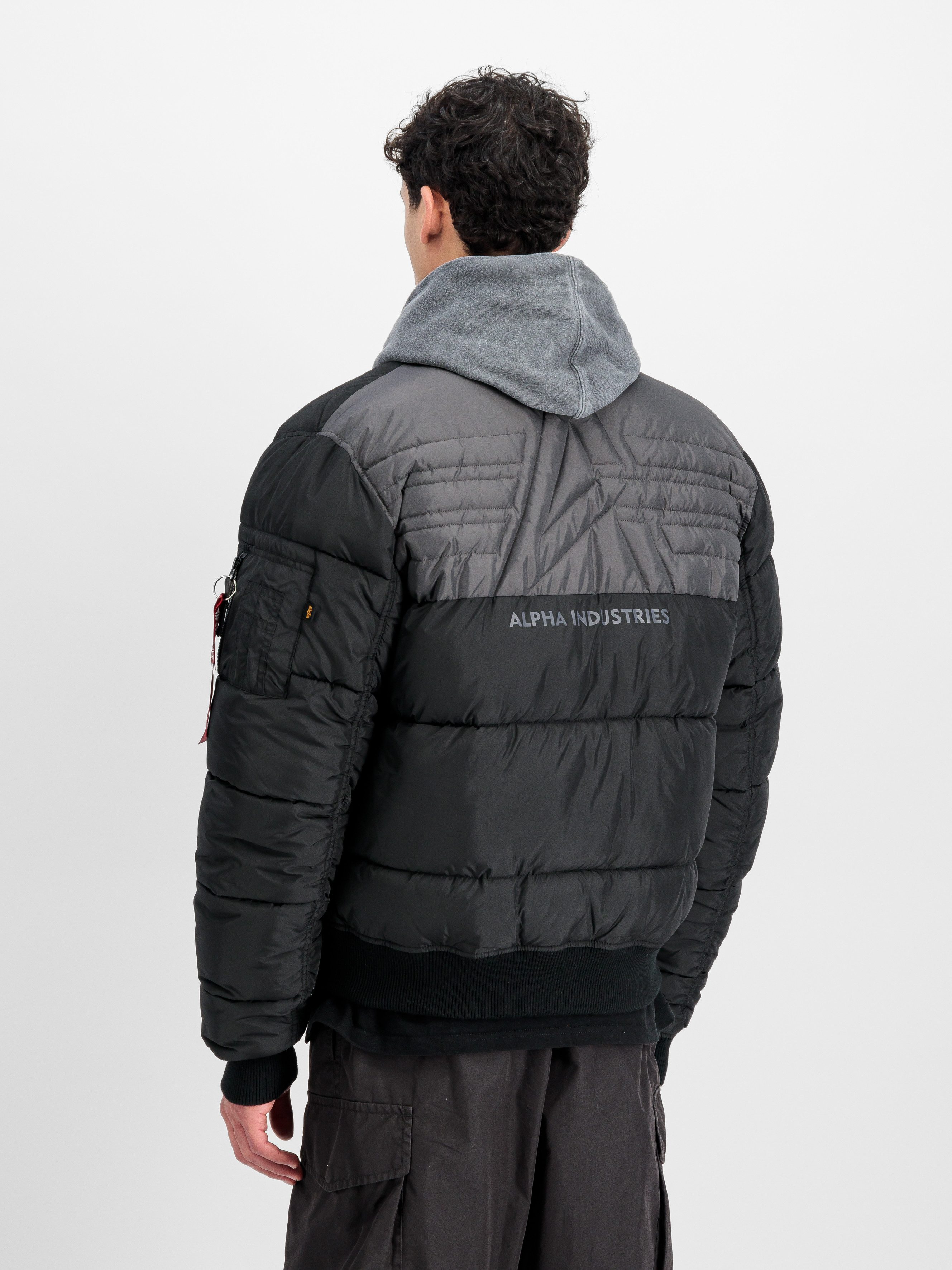 Alpha Industries Gewatteerde jas MA-1 Logo Puffer