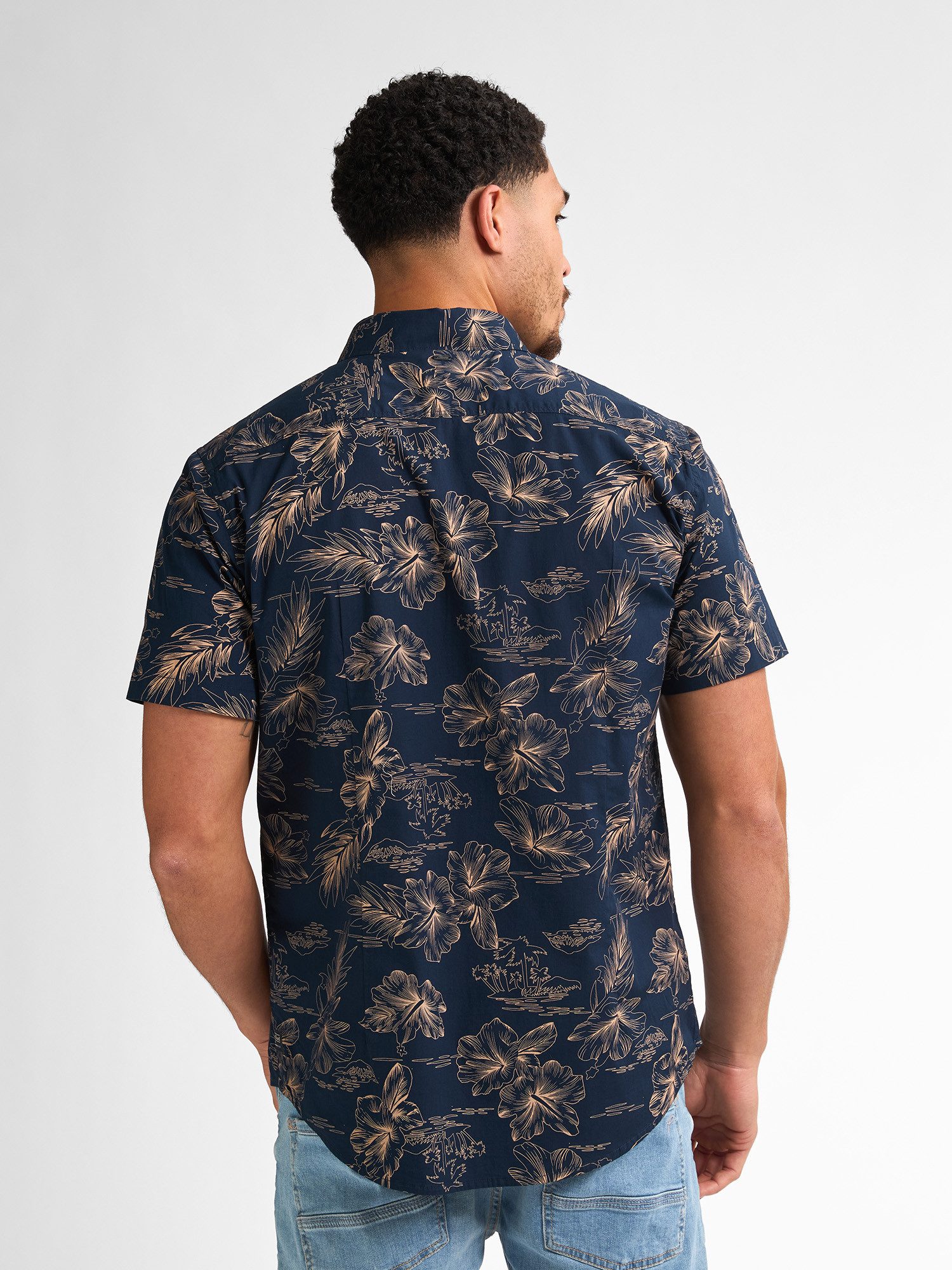 Petrol Industries Shirt met korte mouwen met print all-over