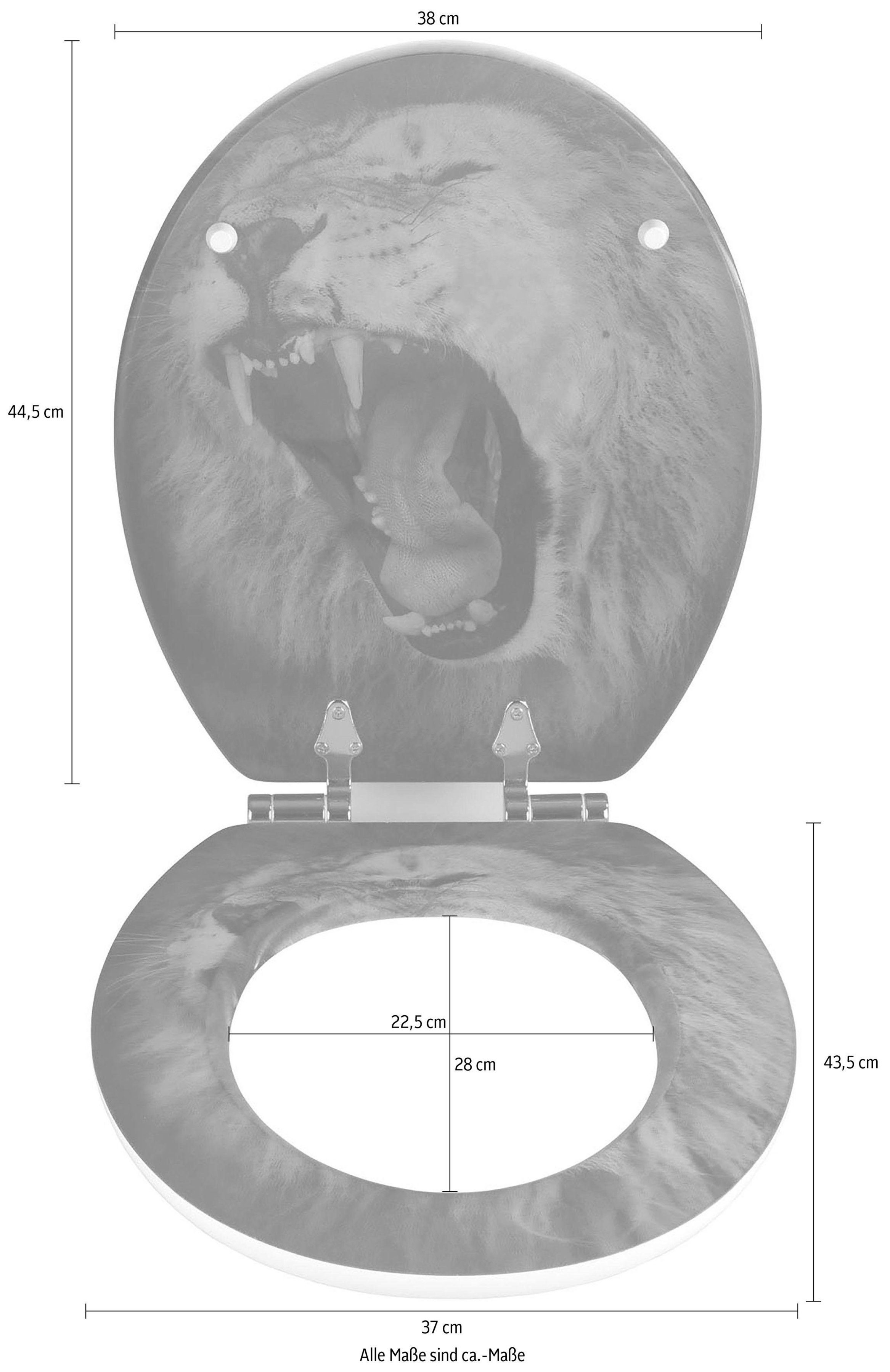 WENKO Toiletzitting Lion