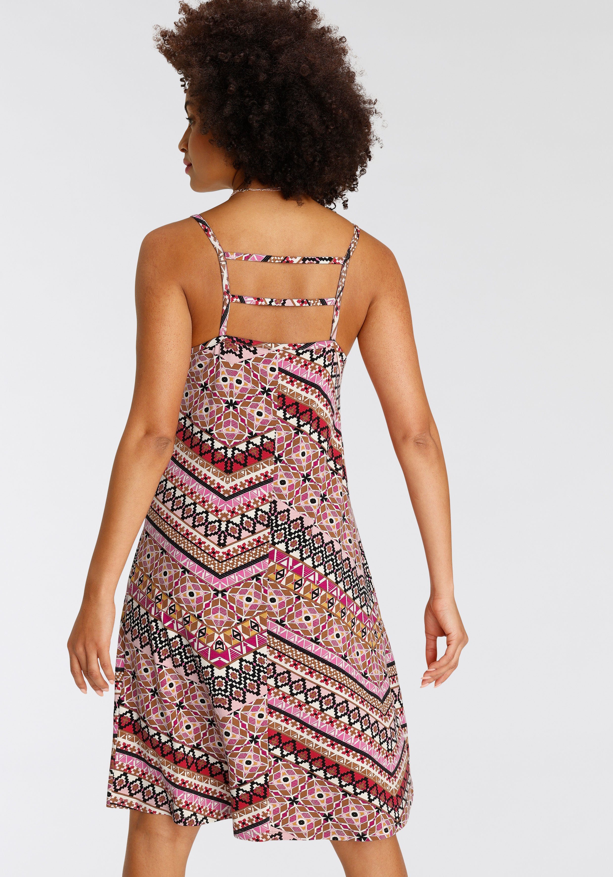 KangaROOS Zomerjurk feestelijke gelegenheden, knie-vrije lengte, trendy etnische look