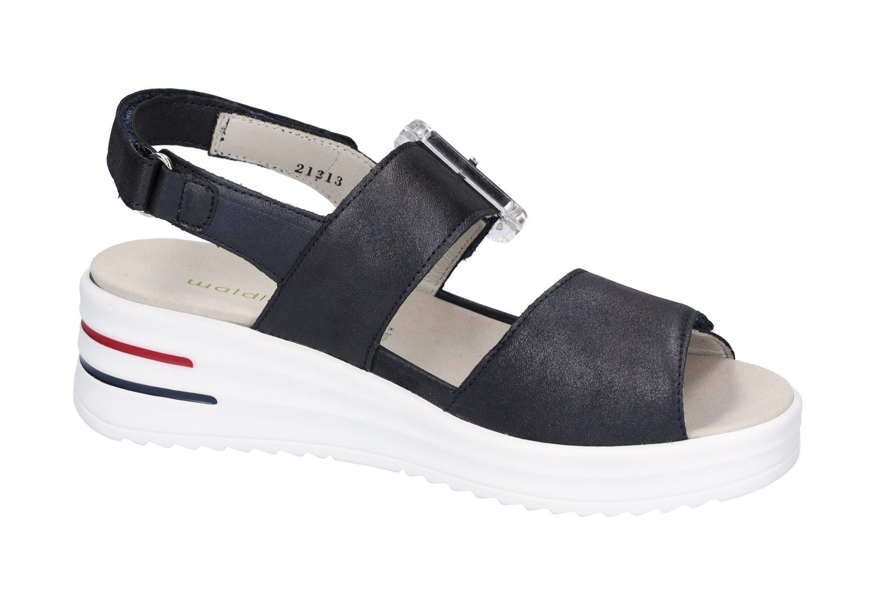 Waldläufer Sleehaksandaaltjes H-Dina , klittenbandschoen, sandaal, zomerschoen in comfortbreedte h (= zeer breed)