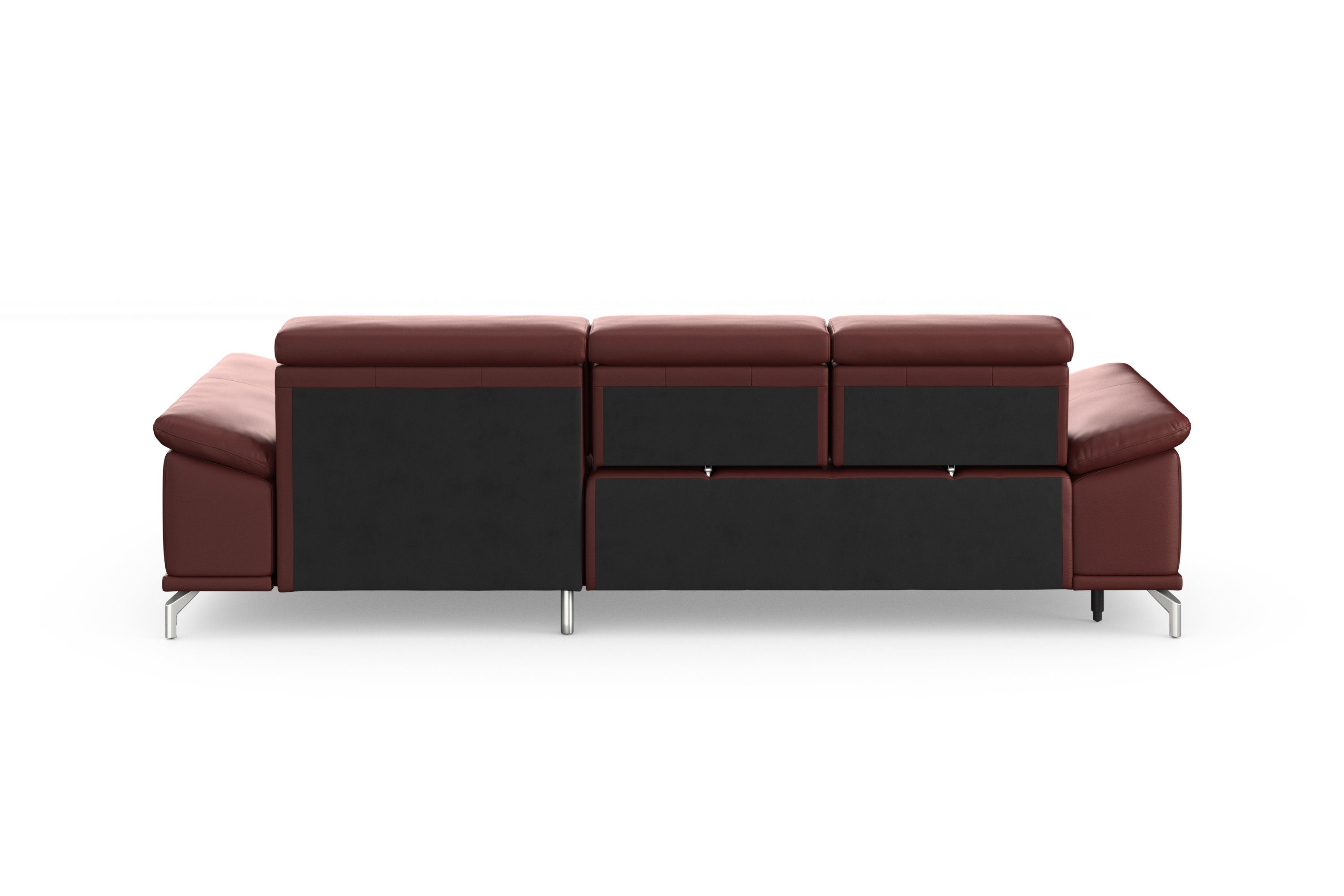 sit&more Hoekbank Cabrio L-vorm, met zitdiepteverstelling, arm- en hoofdsteunverstelling