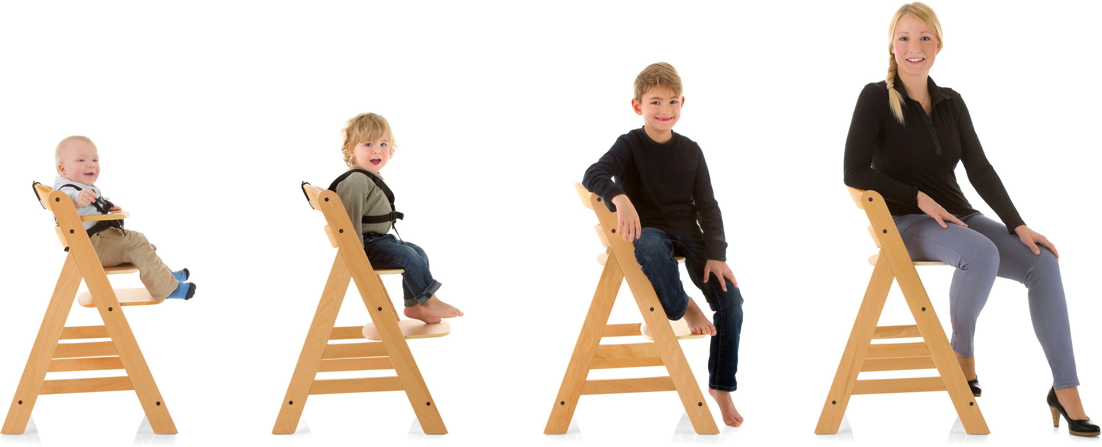Hauck Kinderstoel Alpha+, Walnoot