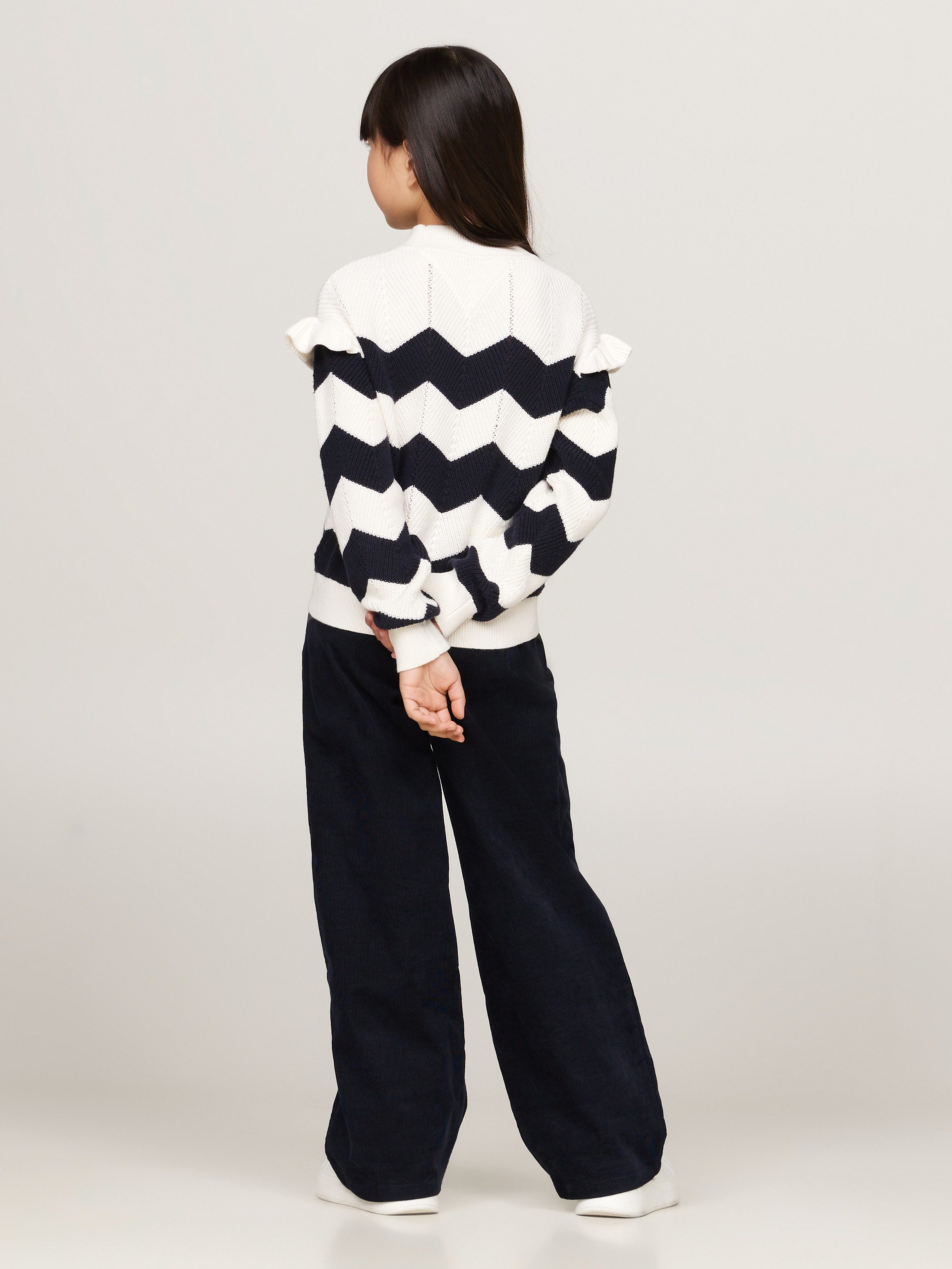 Tommy Hilfiger Gebreide trui WAVY STRIPE SWEATER