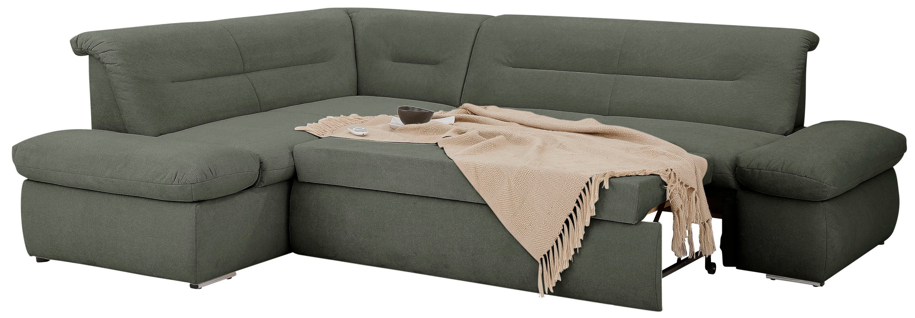 INOSIGN Hoekbank Avesa L-vorm Naar keuze met arm- en slaapfunctie, bxdxh: 275x211x80 cm