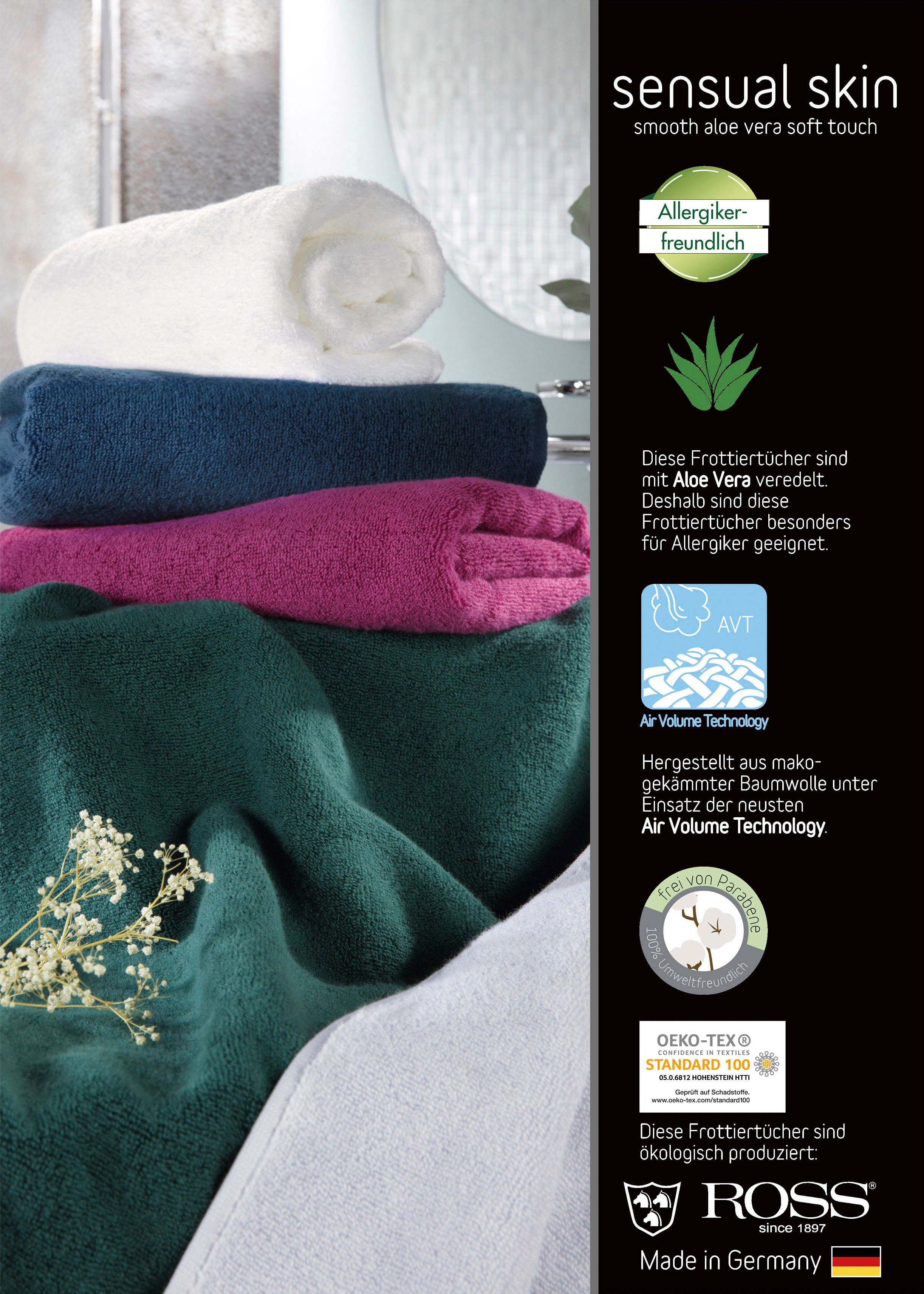 ROSS Washandje Sensual Skin met aloë vera-olie veredeld (6 stuks)