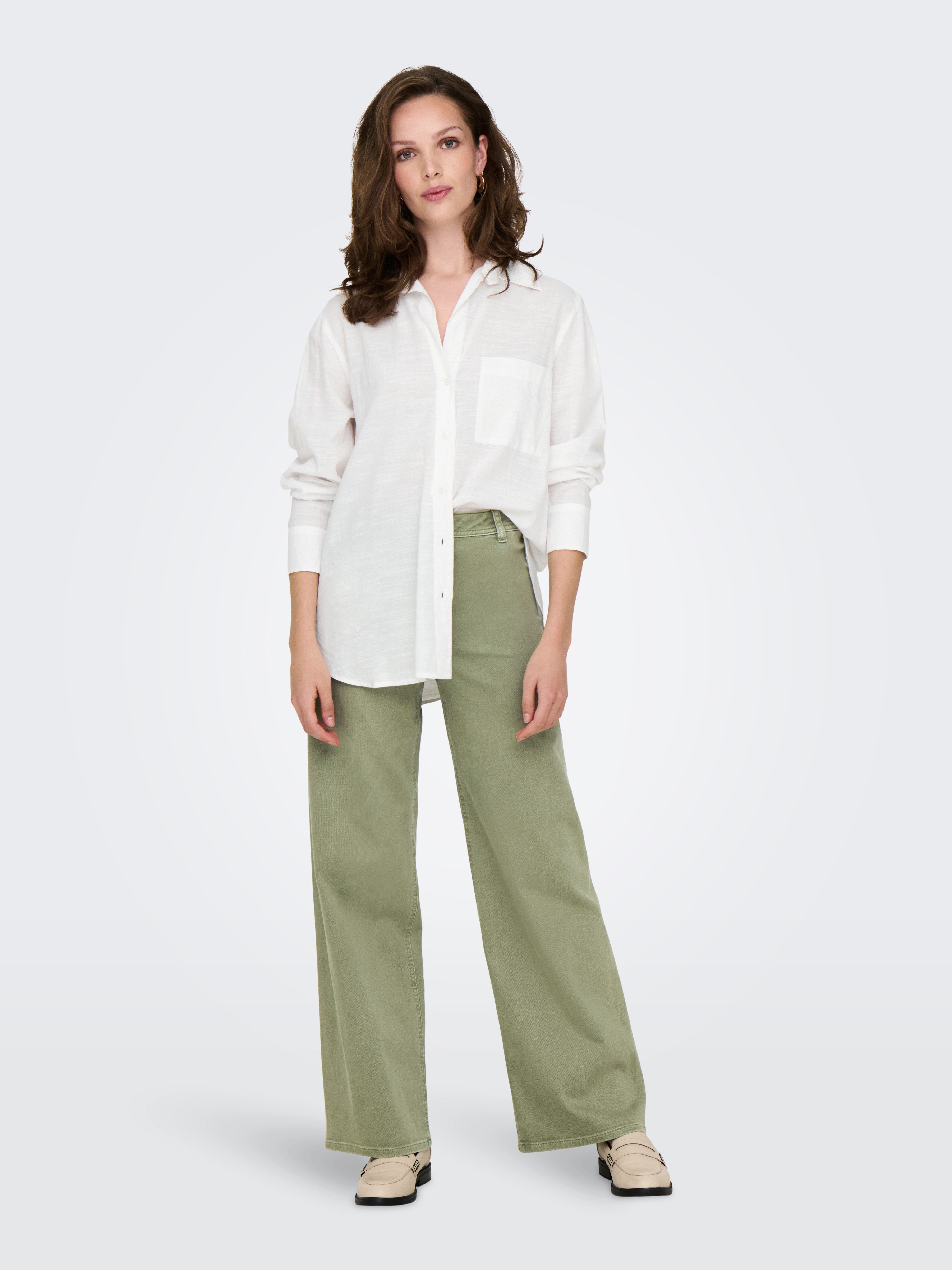 Only Blouse met lange mouwen ONLSALINA L/S SHIRT WVN