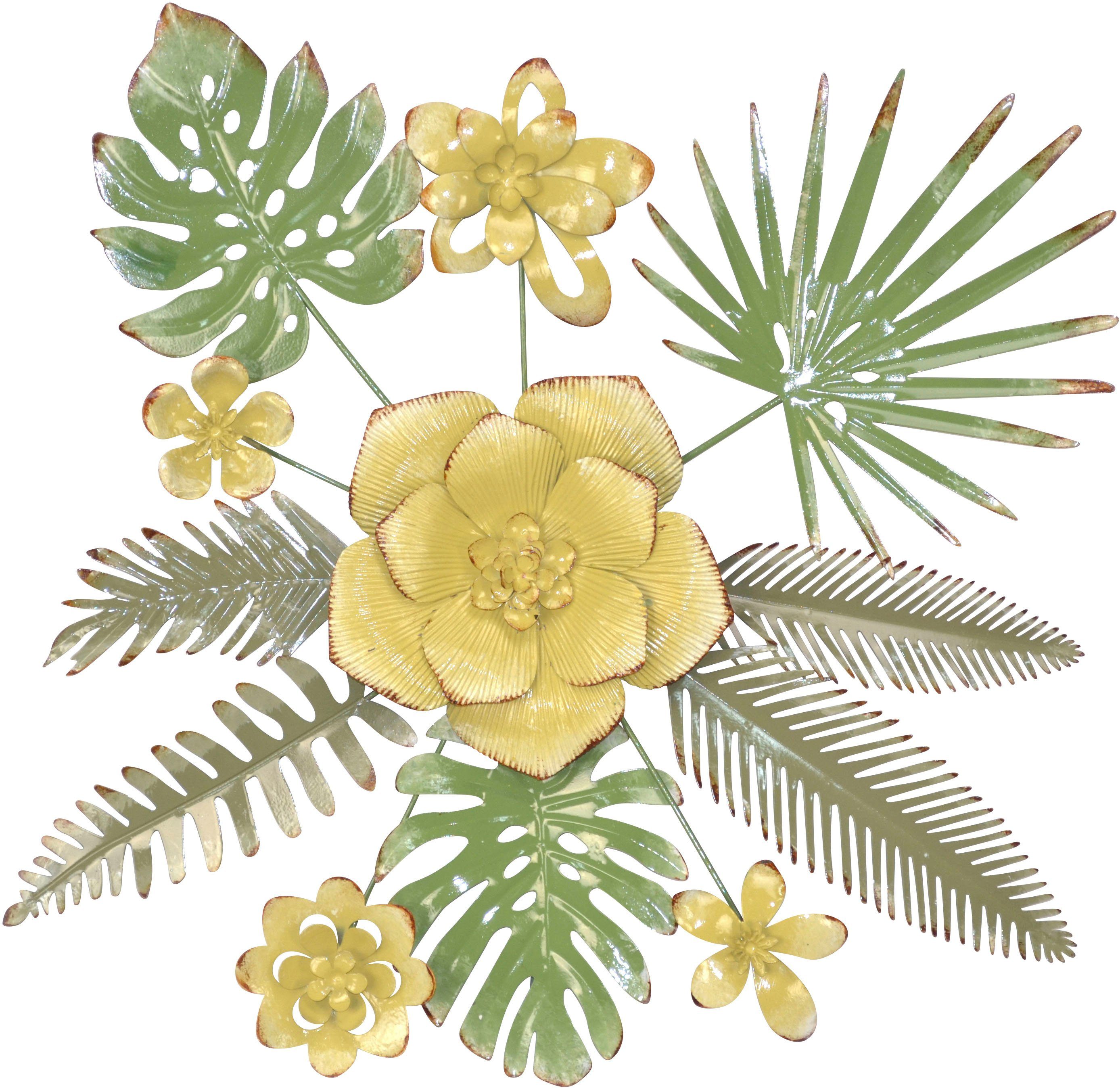 HOFMANN LIVING AND MORE Sierobject voor aan de wand Wanddecoratie (1 stuk) sierobjecten groen