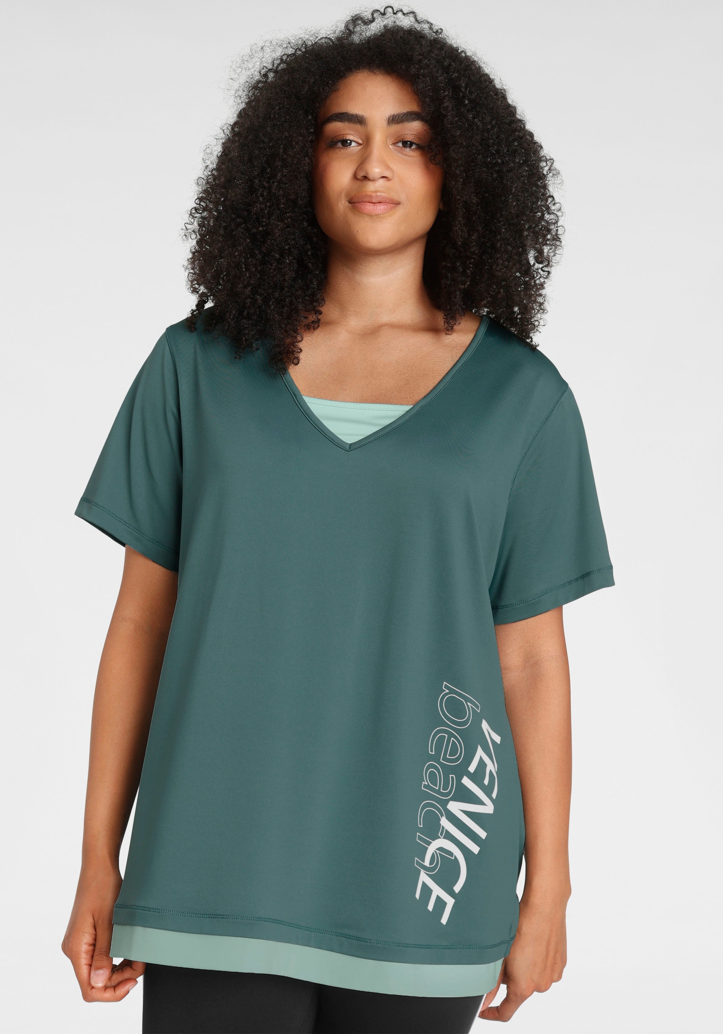 zijn abortus Verzoenen Venice Beach Functioneel shirt Grote maten online bestellen | OTTO