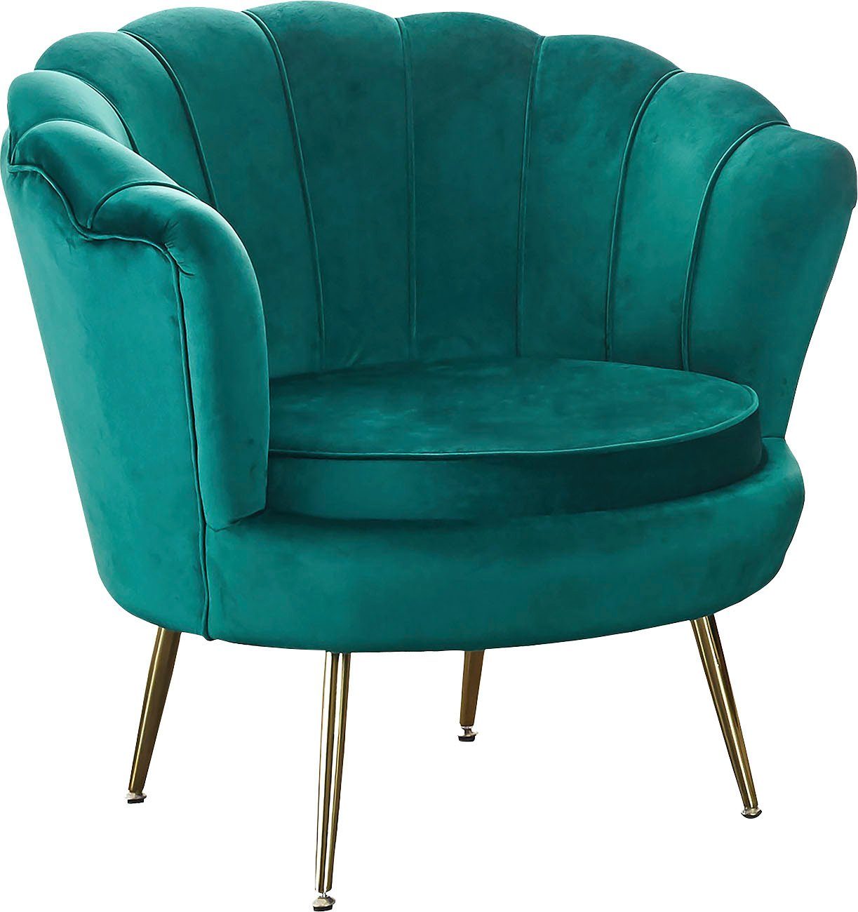 SalesFever Loungestoel Clam opvallend schelpdesign