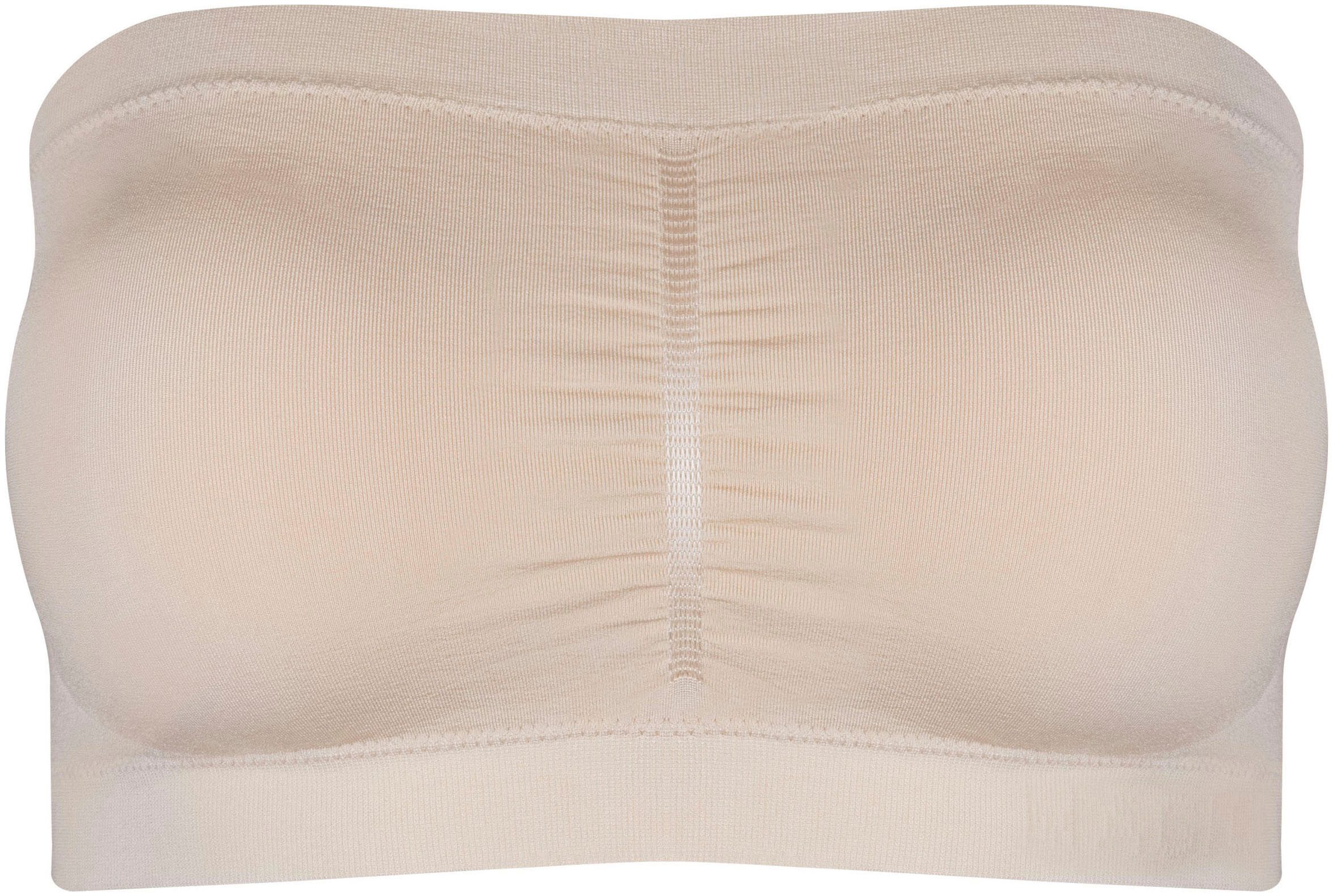 Magic Body Fashion Bandeau-bh Comfort Bandeau met uitneembare vullingen