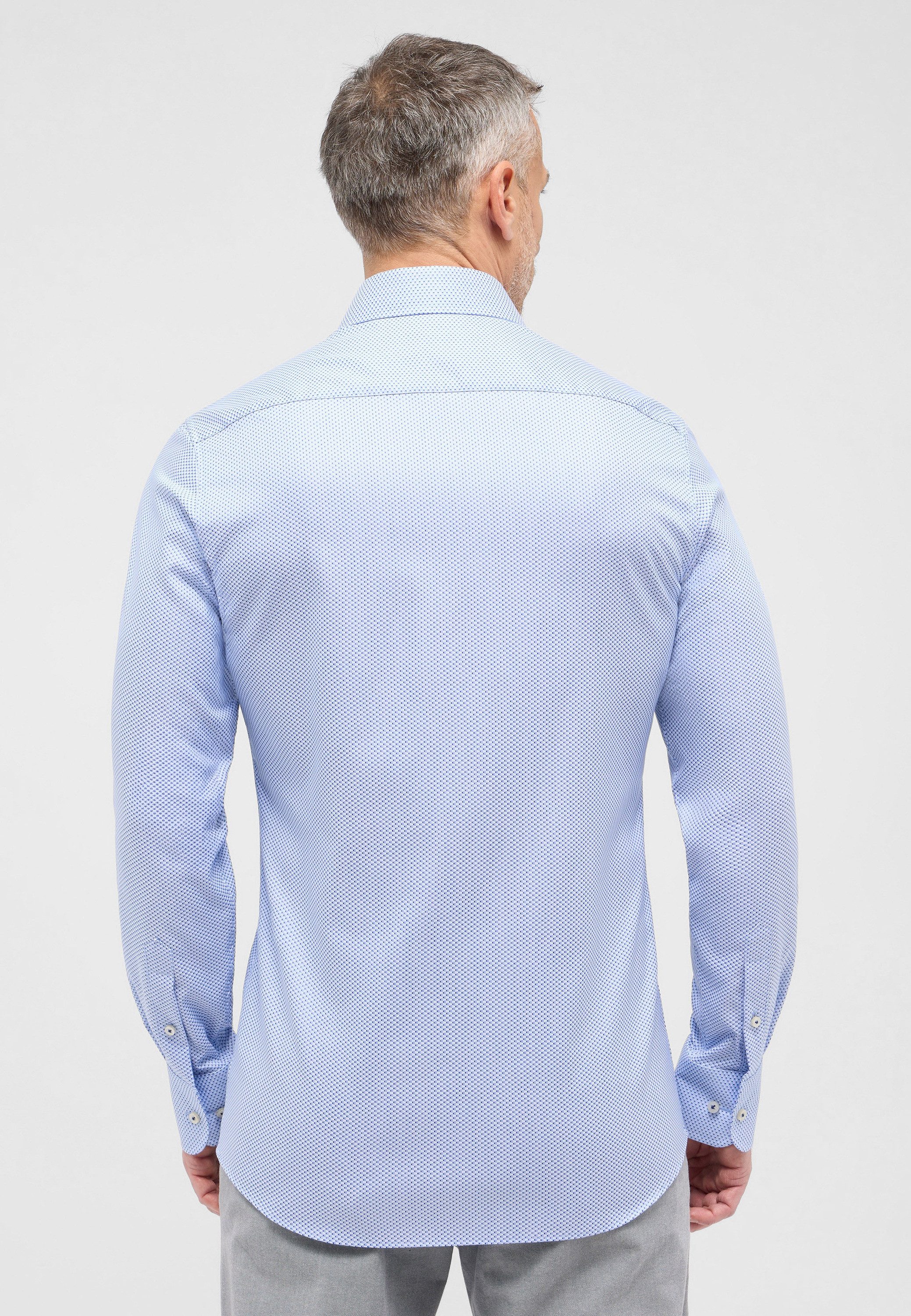 Eterna Overhemd met lange mouwen Slim fit NON IRON (strijkvrij)